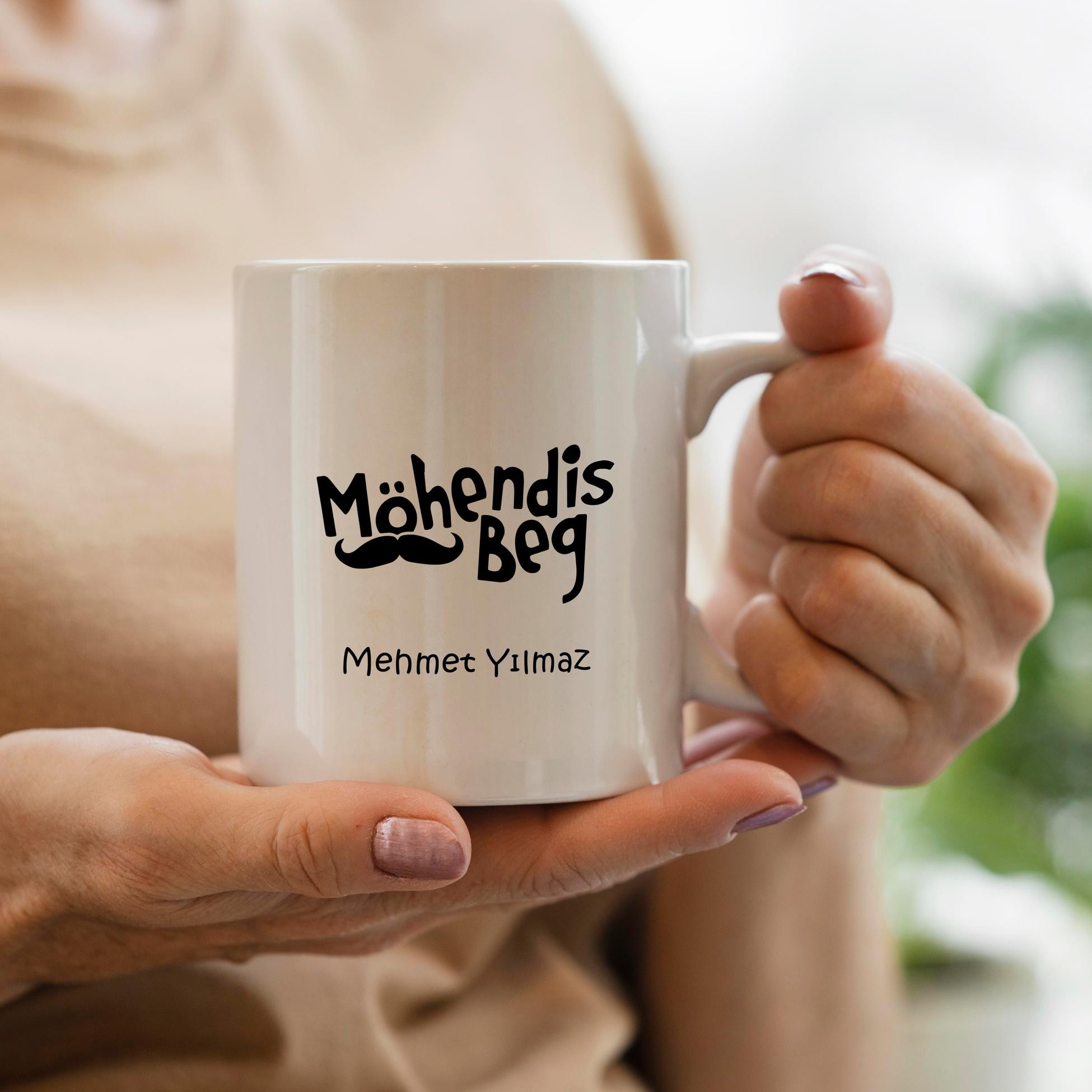 Kişiye Özel Meslek Mühendis Bey Kupa Bardak