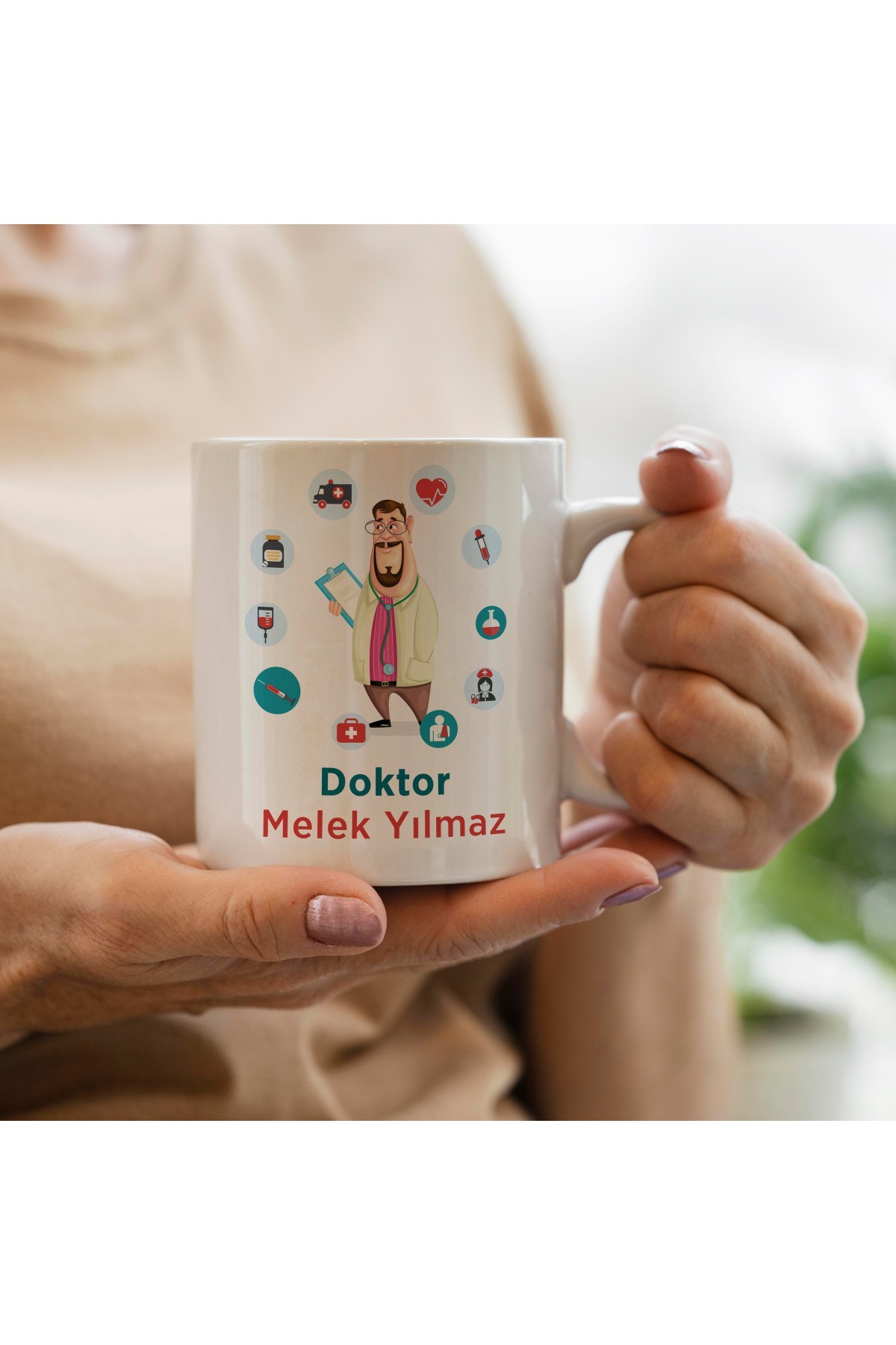 Kişiye Özel Meslek Doktor Kupa Bardak