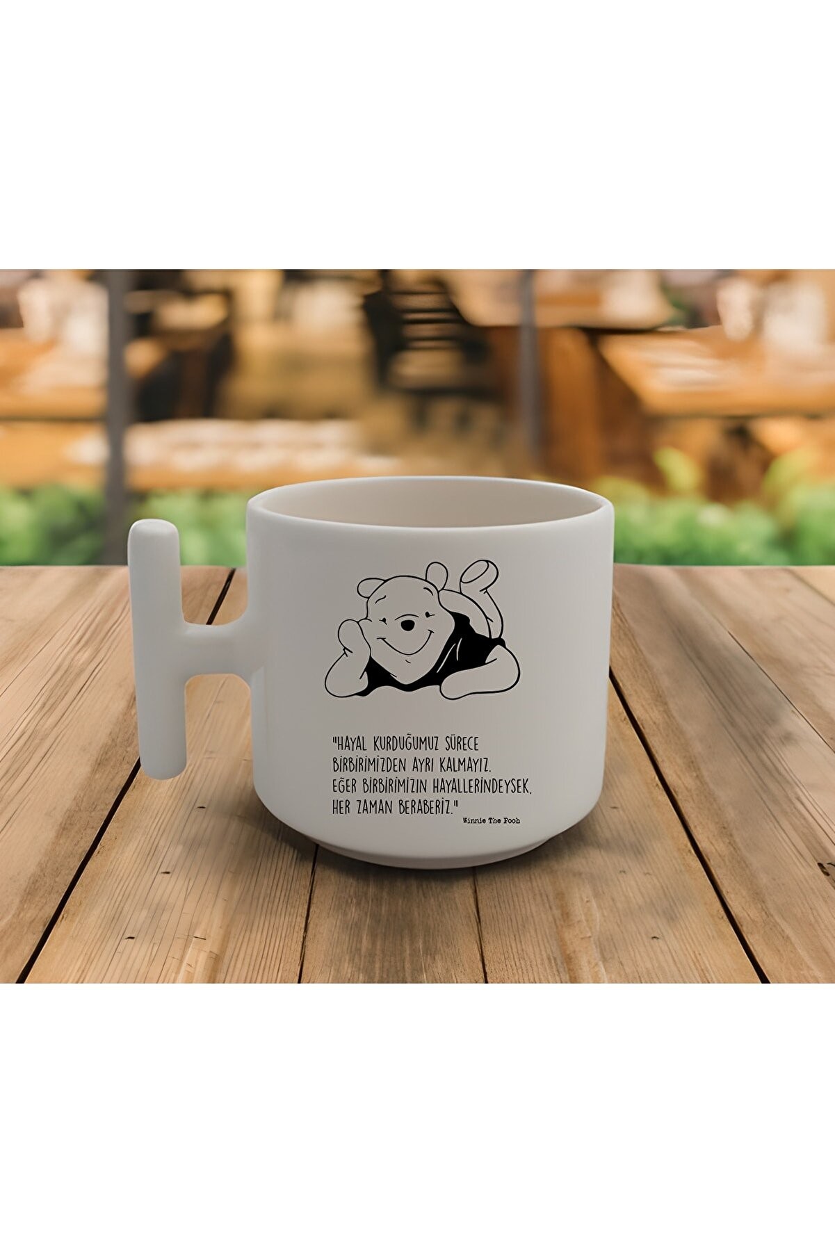 Latte & Espresso El Yapımı Winnie The Pooh Arkadaşlık T Kulp Kupa