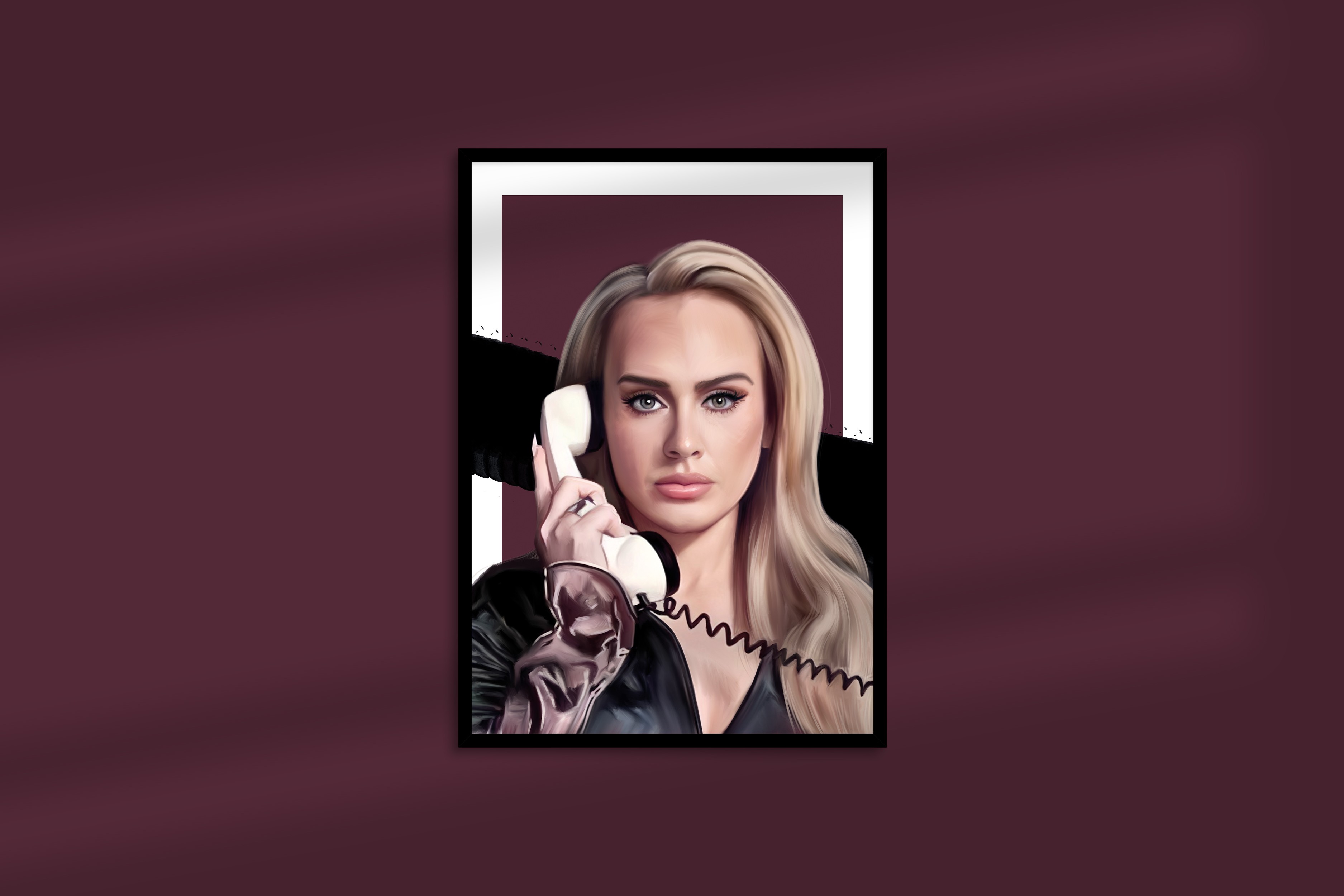 Adele - Hello | GK Art Serisi Poster