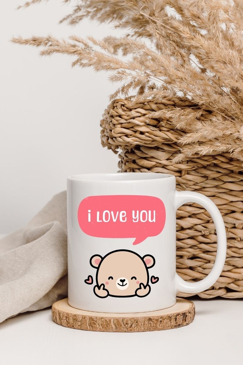 i love you- Sevgili Özel Kupa