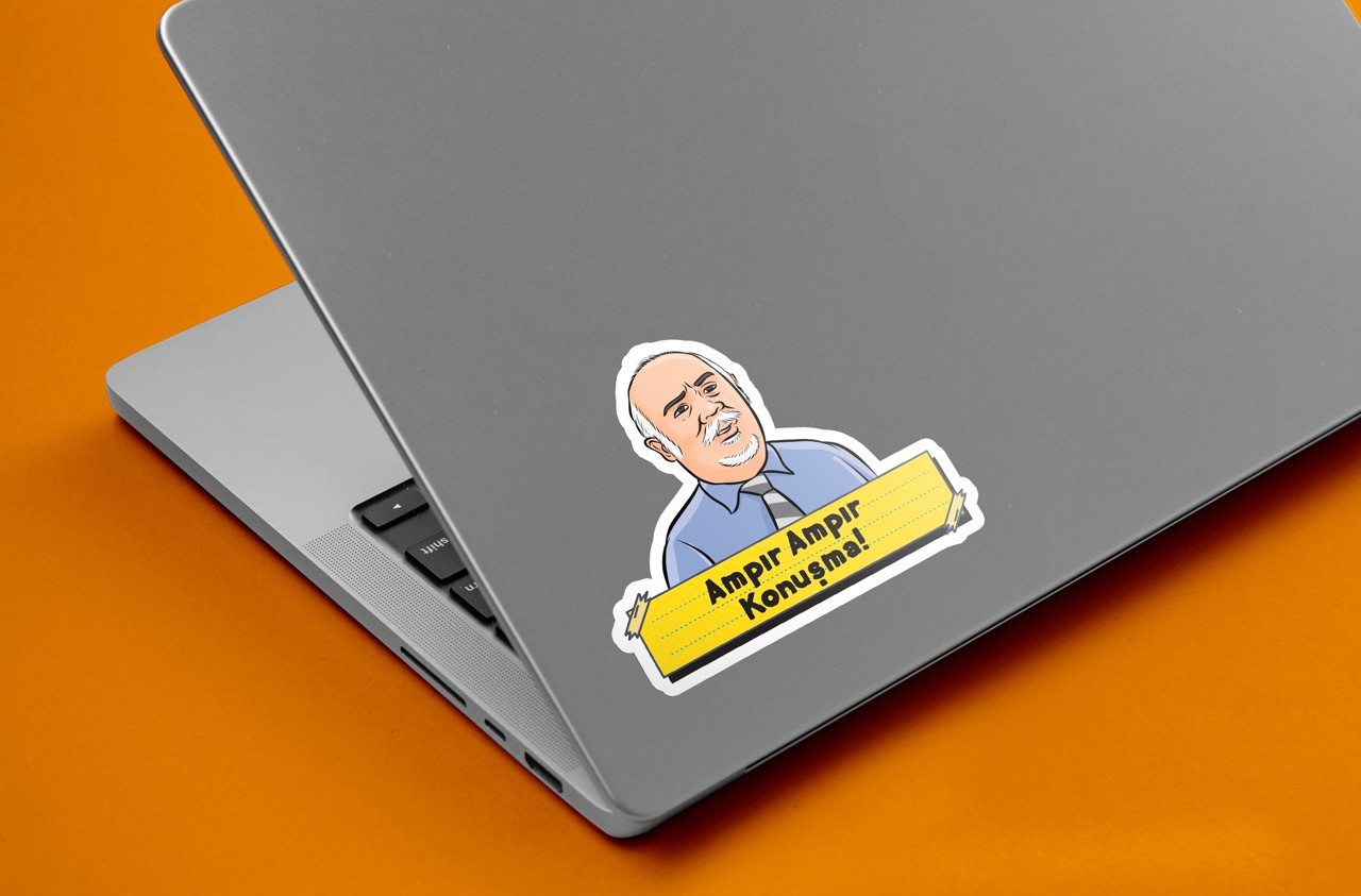 Ampır ampır konuşma! - Sticker