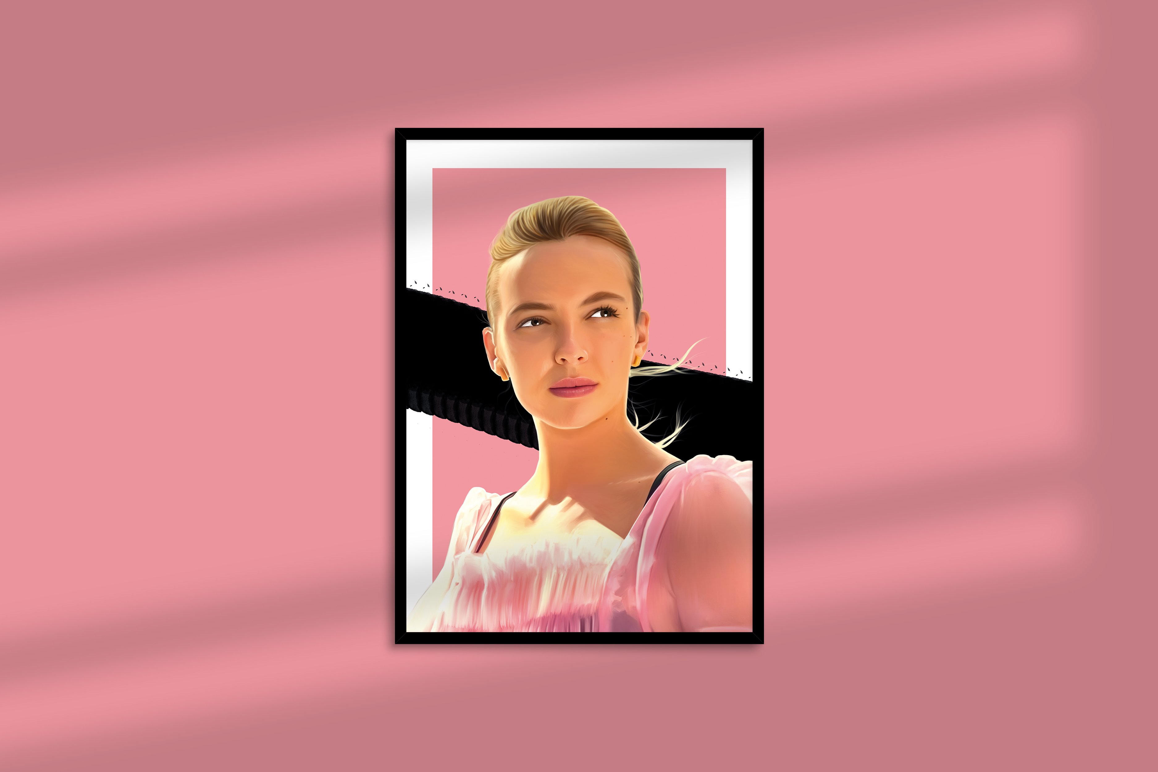 Jodie Comer - Villanelle | GK Art Serisi Poster