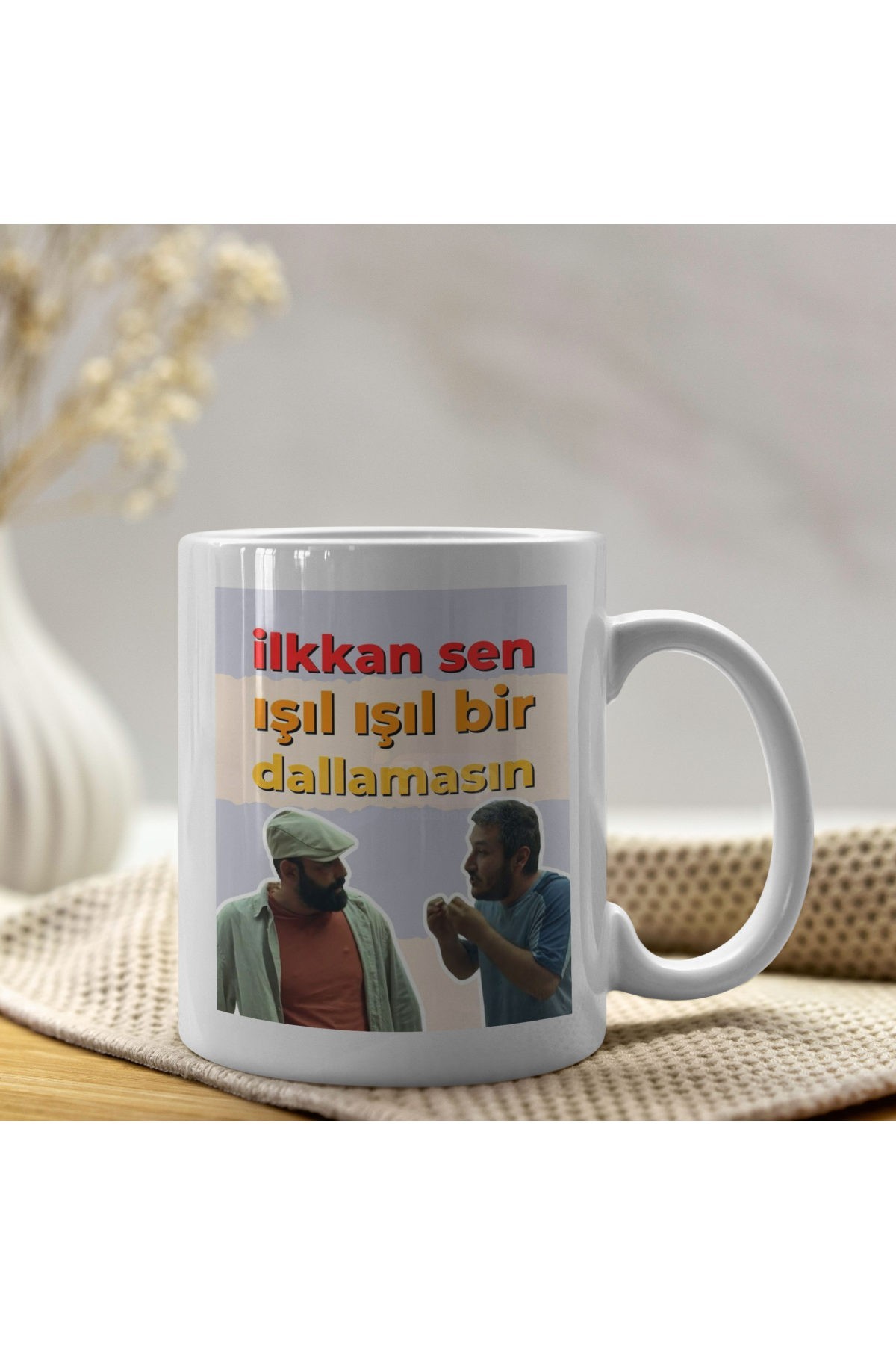 GİBİ Dizisi Yılmaz ve İlkkan Motto Kupa Bardak