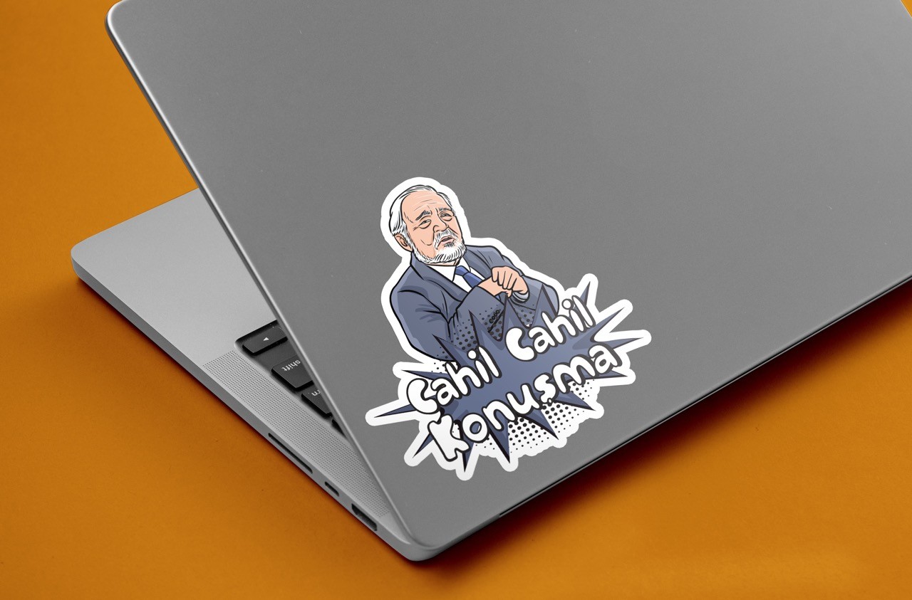 Cahil Cahil Konuşma - Sticker