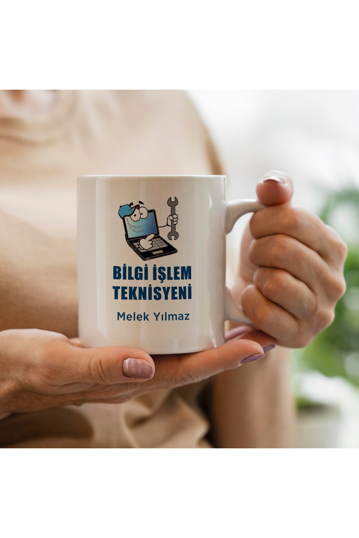 Kişiye Özel Meslek Blgi işlem Teknisyeni Kupa  Bardak