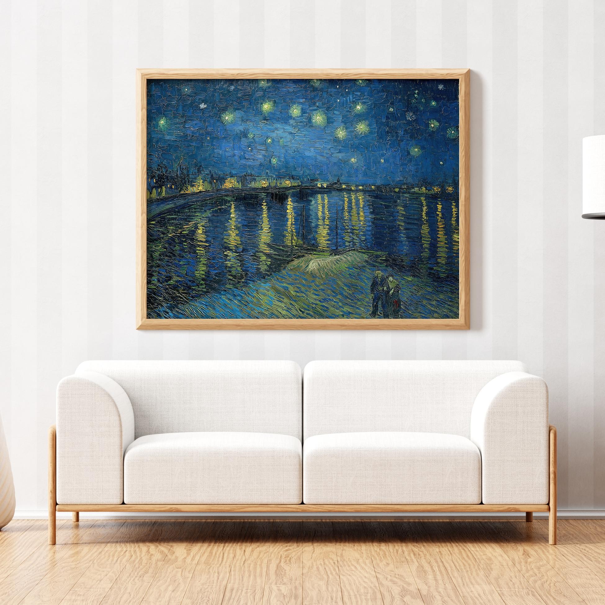 Vincent van Gogh - Starry Night Over the Rhone (1888) - Poster
