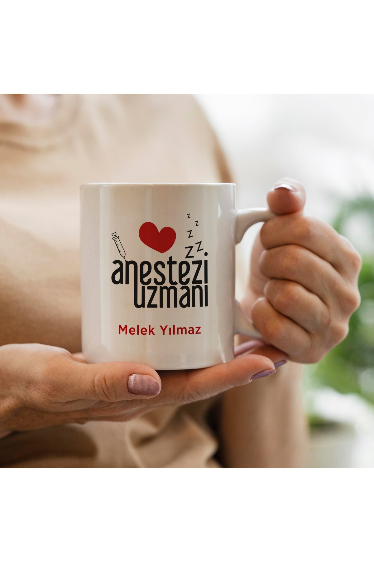 Kişiye Özel Meslek Anestezi Uzmanı Kupa Bardak