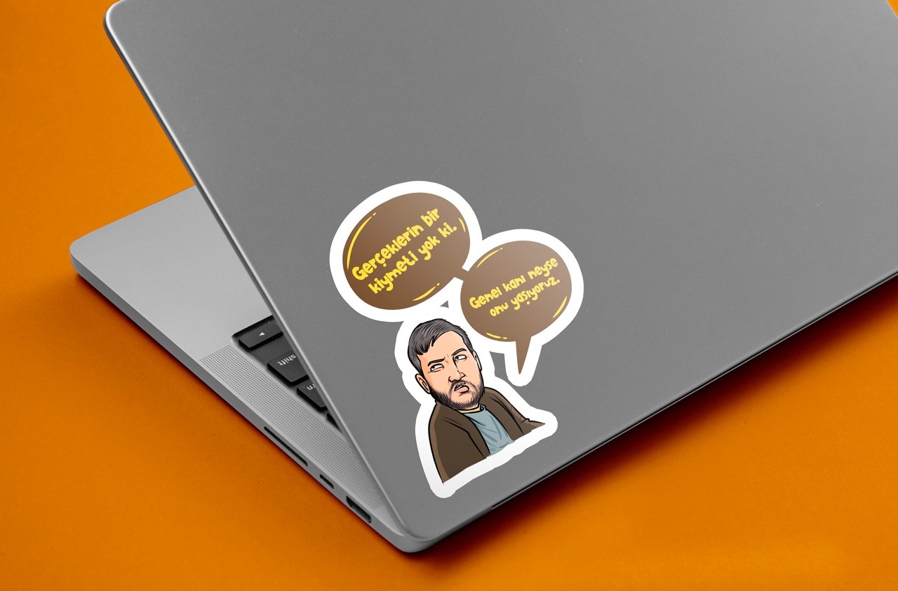 Gerçeklerin bir kıymeti yok ki. - Sticker