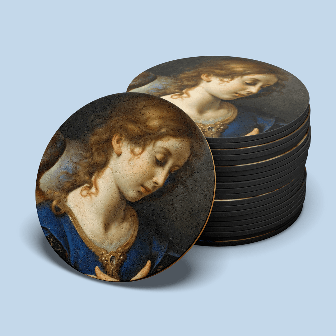 Carlo Dolci - Müjde Meleği (1653) - Bardak Altlığı
