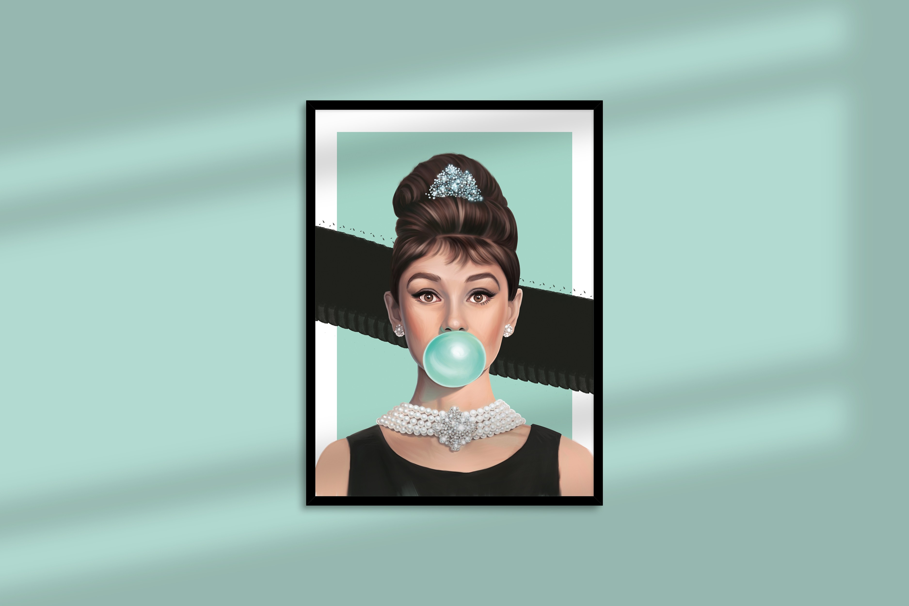 Audrey Hepburn - Breakfast at Tiffany's | GK Art Serisi Poster