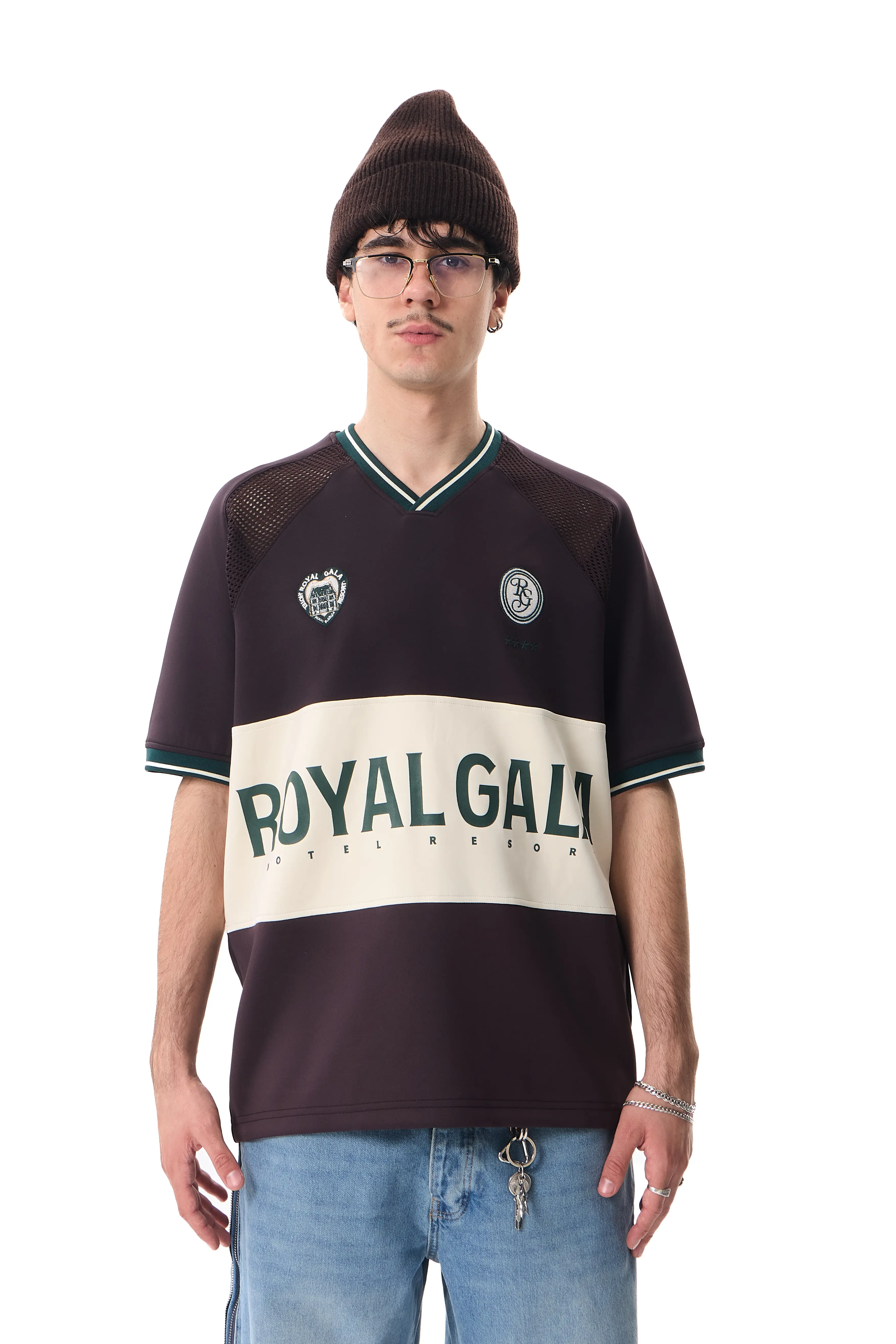 RoyalGala Baskılı Premium Oversize Athletic Jersey