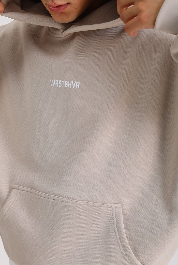 WRSTBHVR 500GSM Premium Ön Baskılı Oversize Hoodie