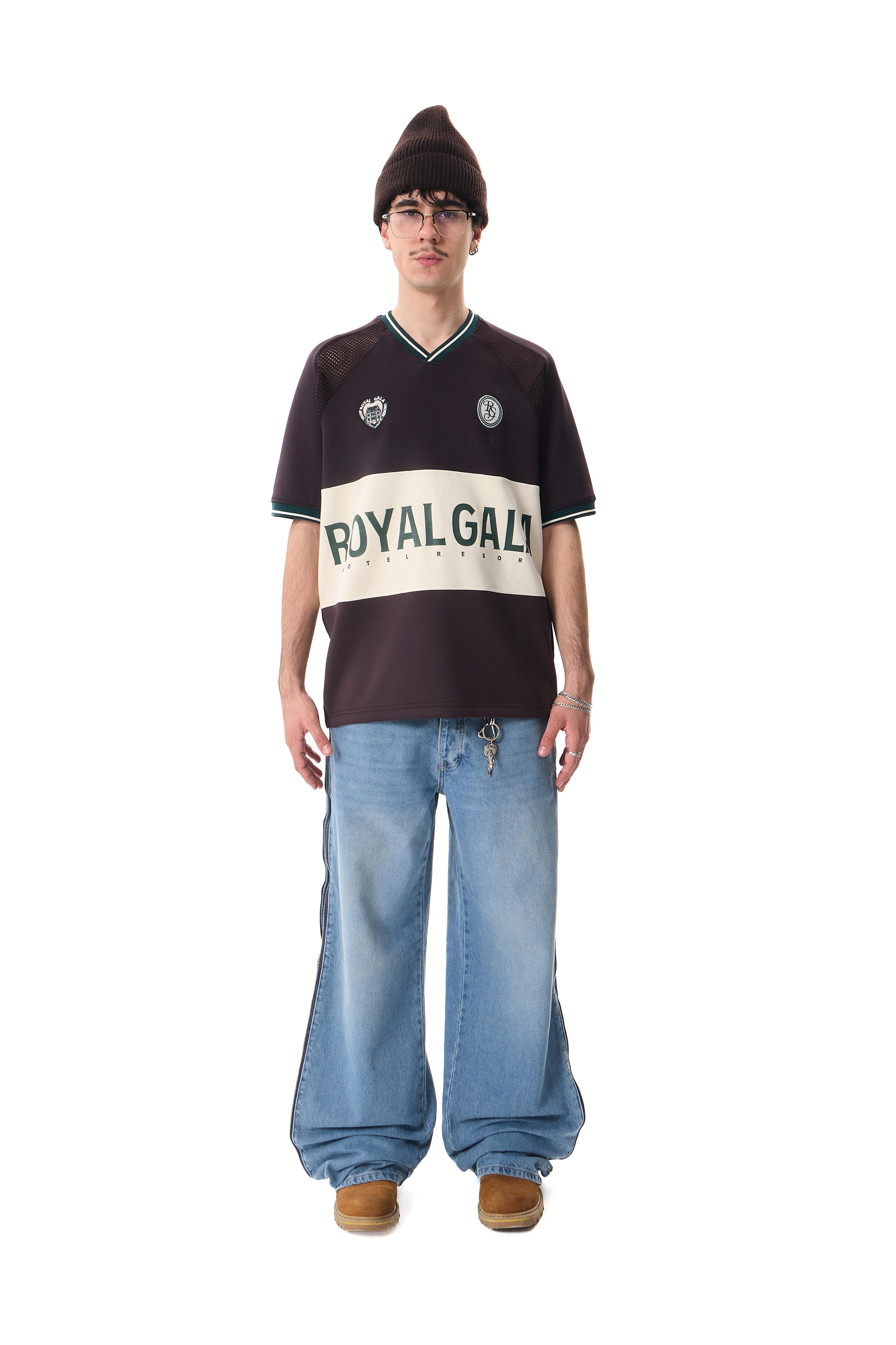 RoyalGala Baskılı Premium Oversize Athletic Jersey