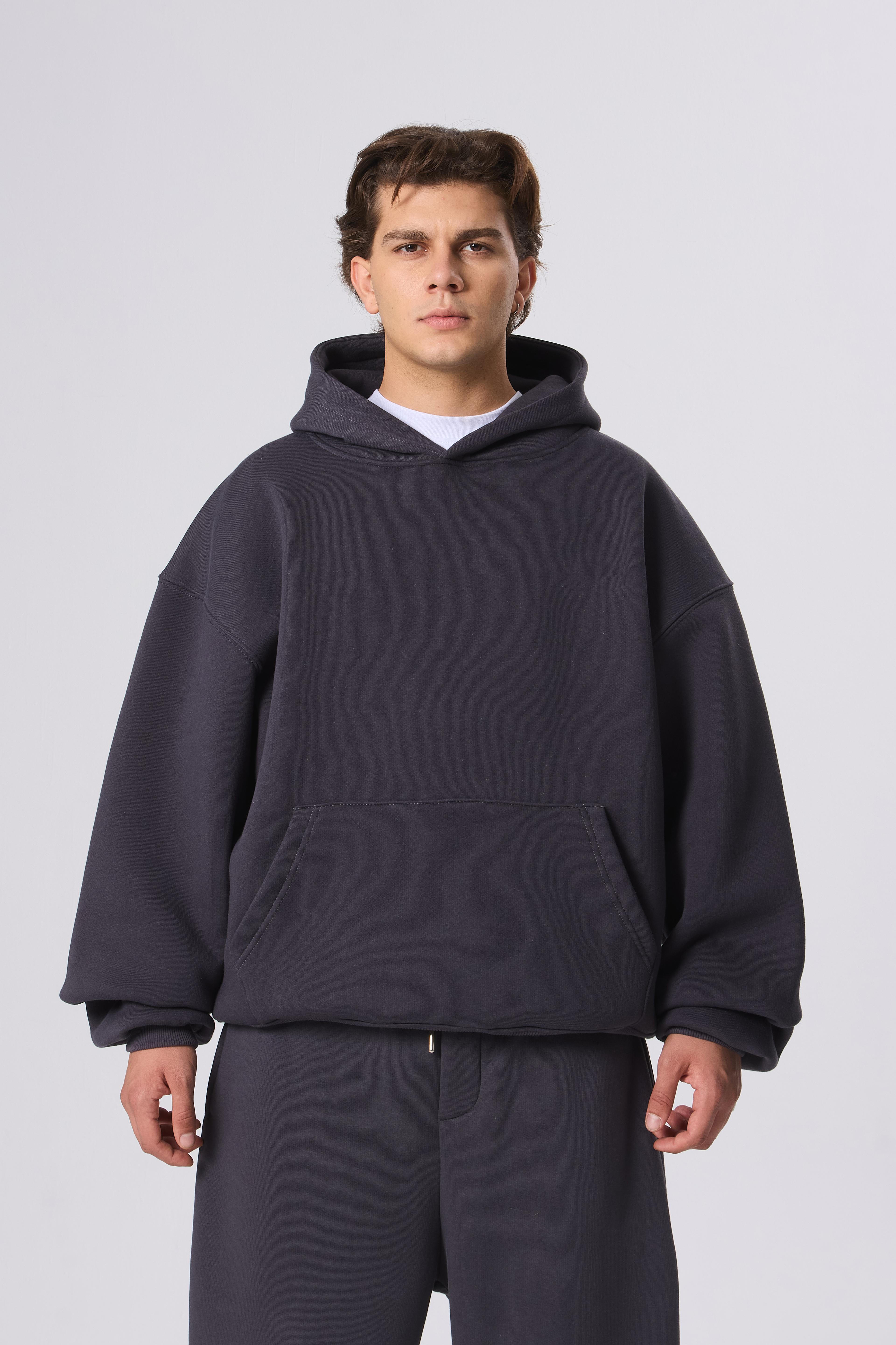 VOID Basic Premium Oversize Hoodie - Antrasit