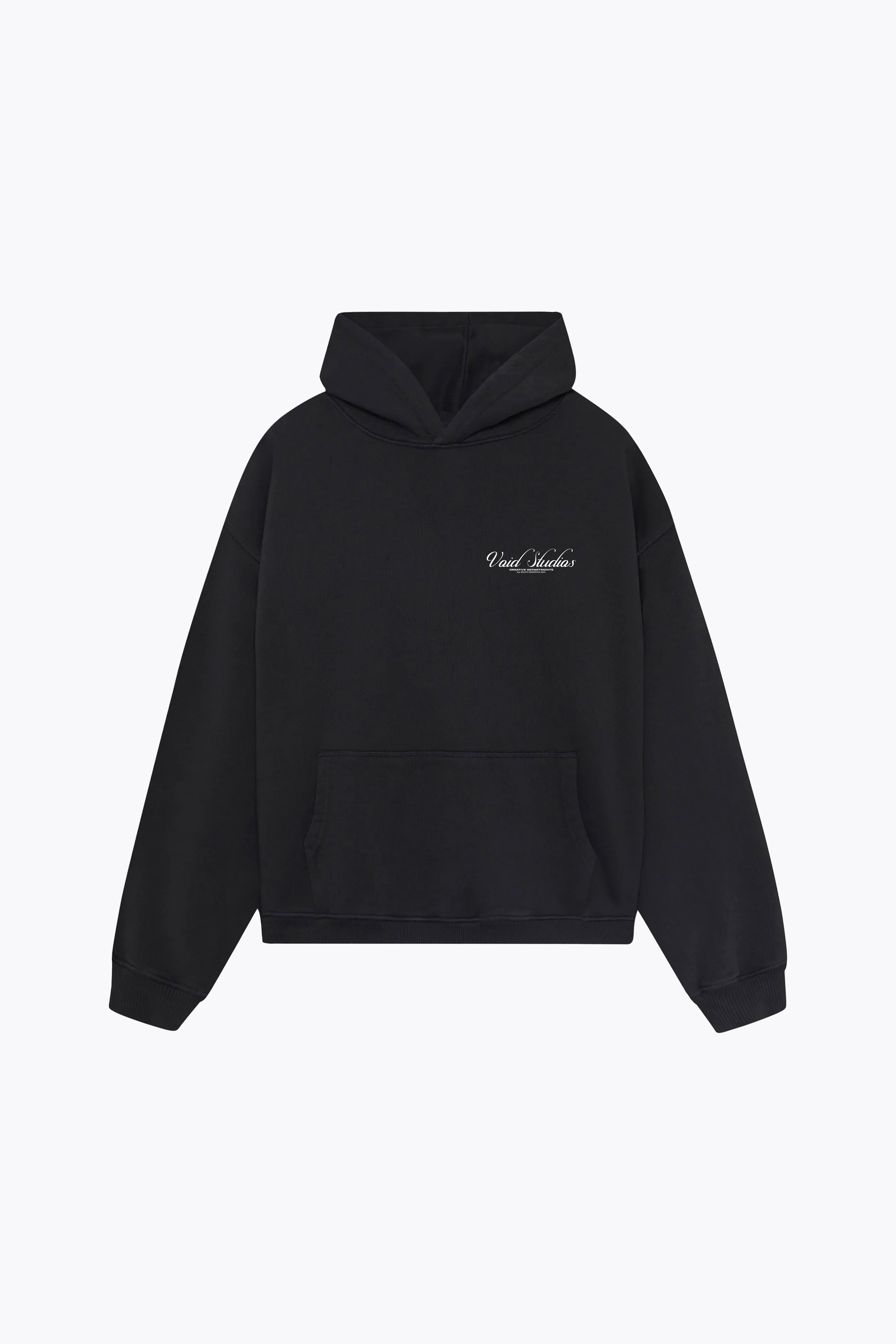 VOID Chest Logo Baskılı Premium Oversize Hoodie