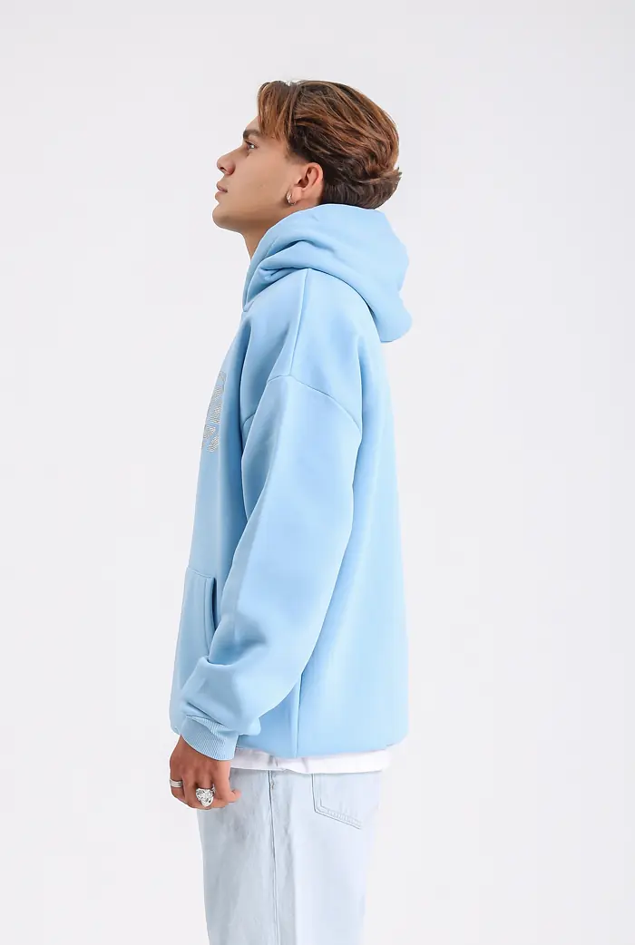 BOSTON Yeşil Diogonal Full-Zip Hoodie