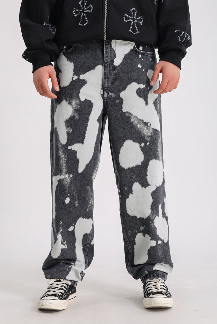 Premium Batik Yıkamalı Regular Pantolon - Antrasit