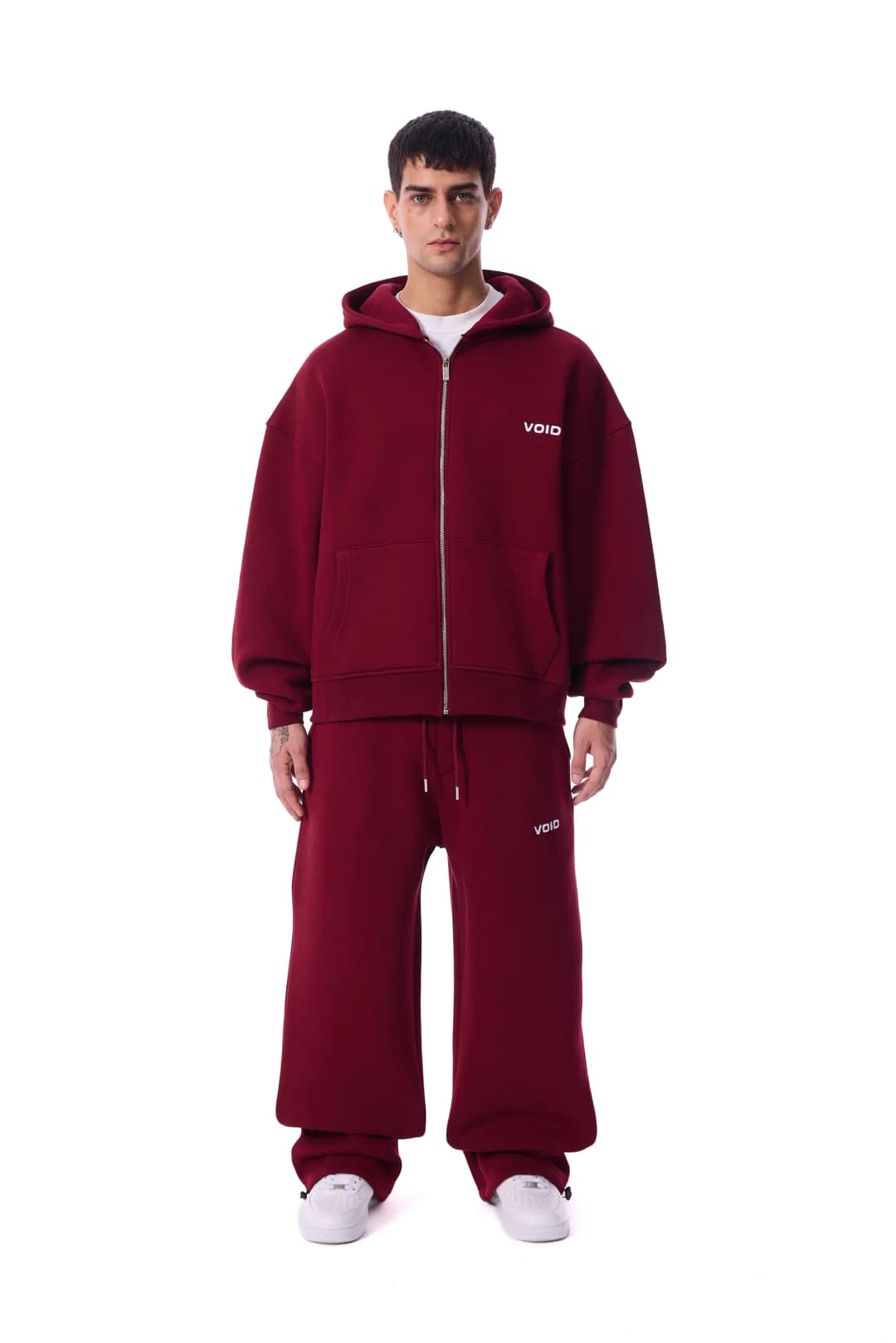 Hoodie zip ve eşofman takımı 4