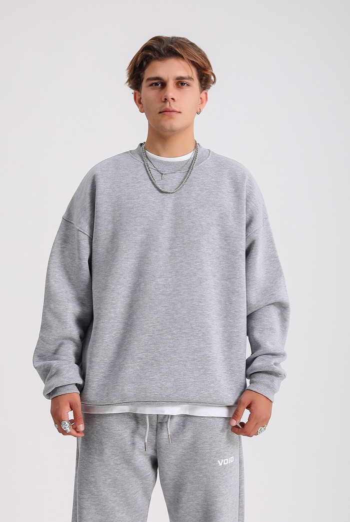 Gri Premium Oversize Sweatshirt