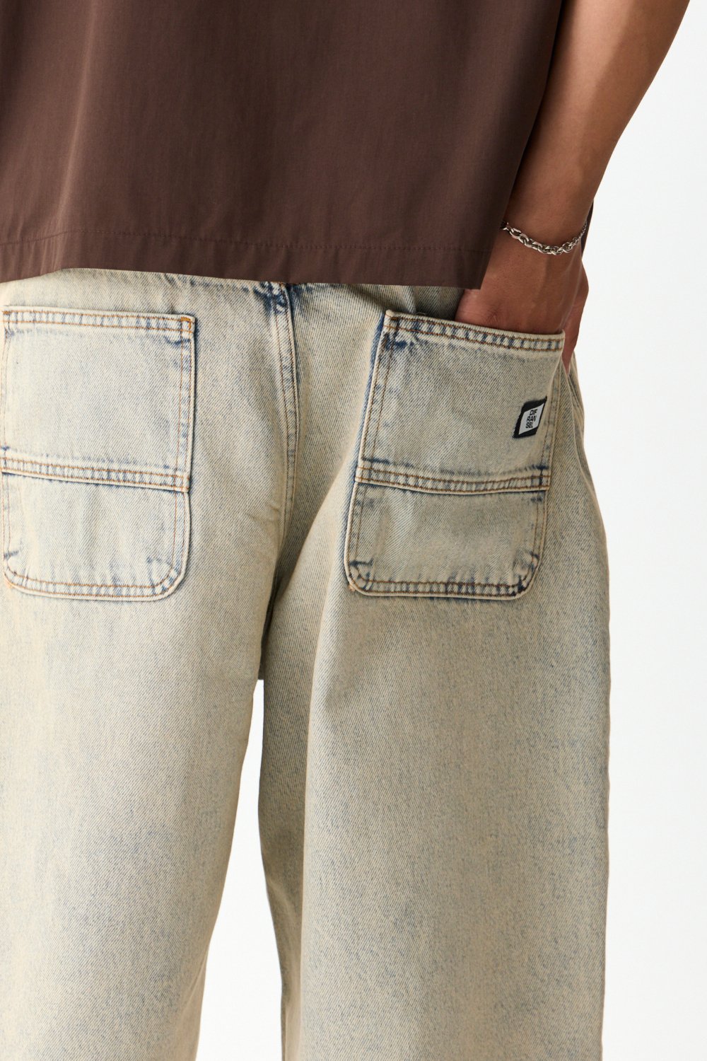 Basic Premium Denim Bermuda Şort