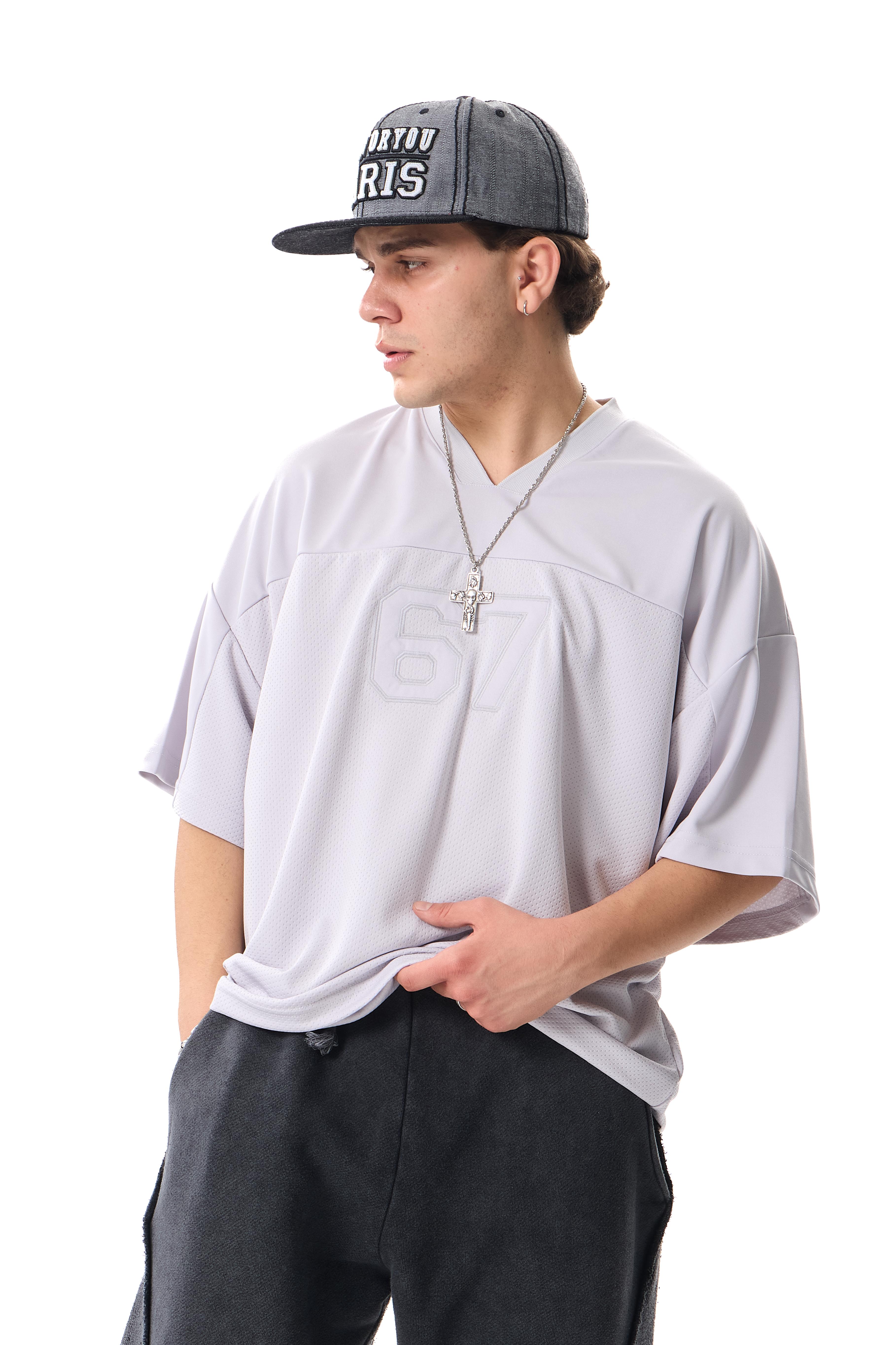 SecondBase Nakışlı Premium Oversize Jersey