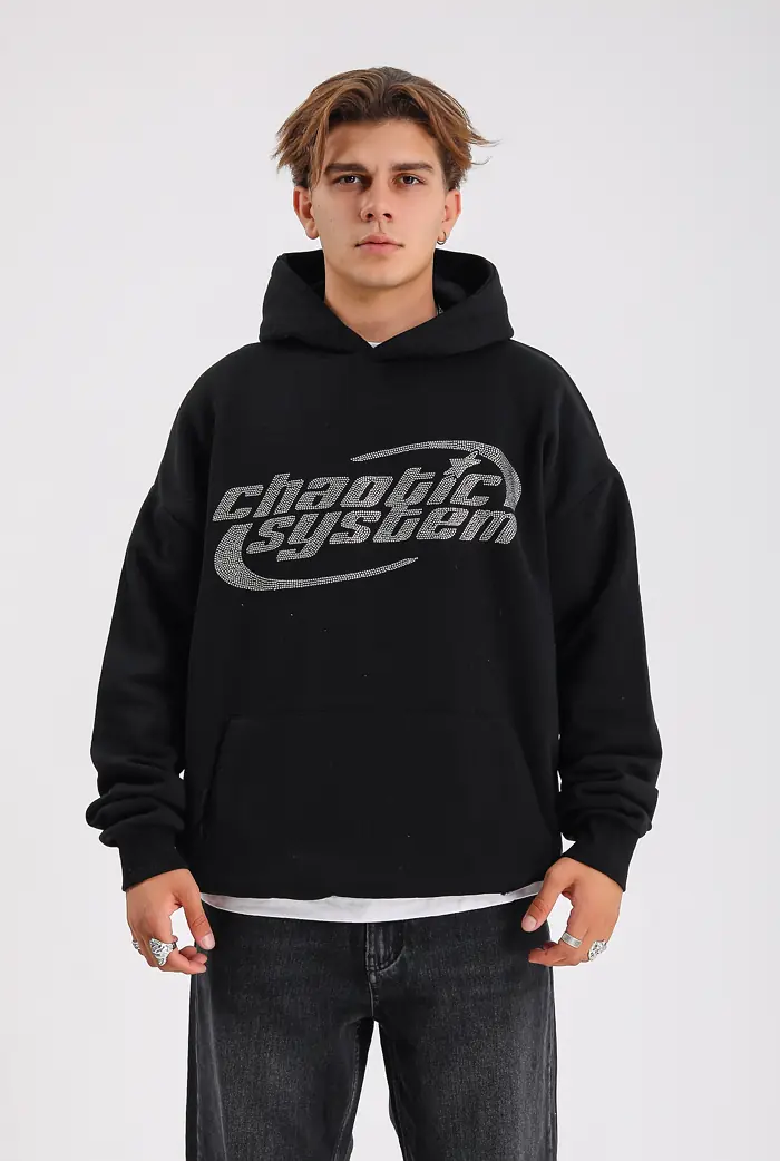 BOSTON Yeşil Diogonal Full-Zip Hoodie