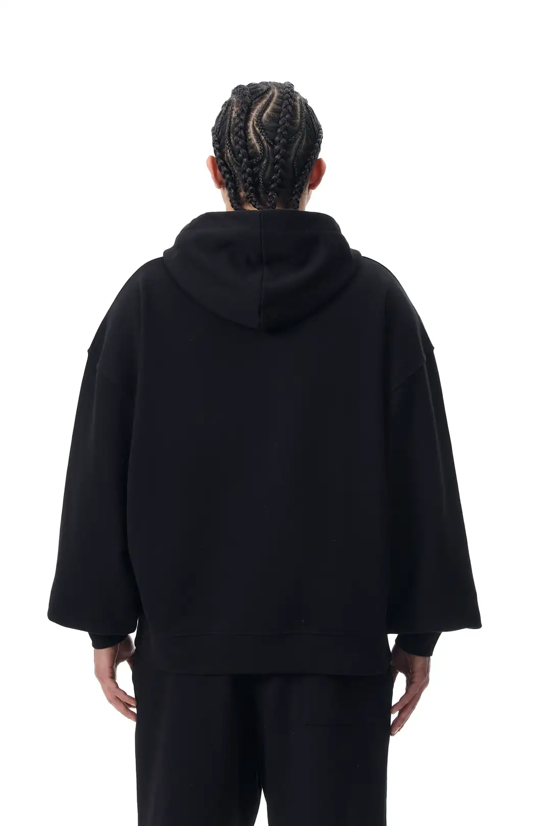 VOID Yazlık Nakışlı Premium Zip Oversize Hoodie