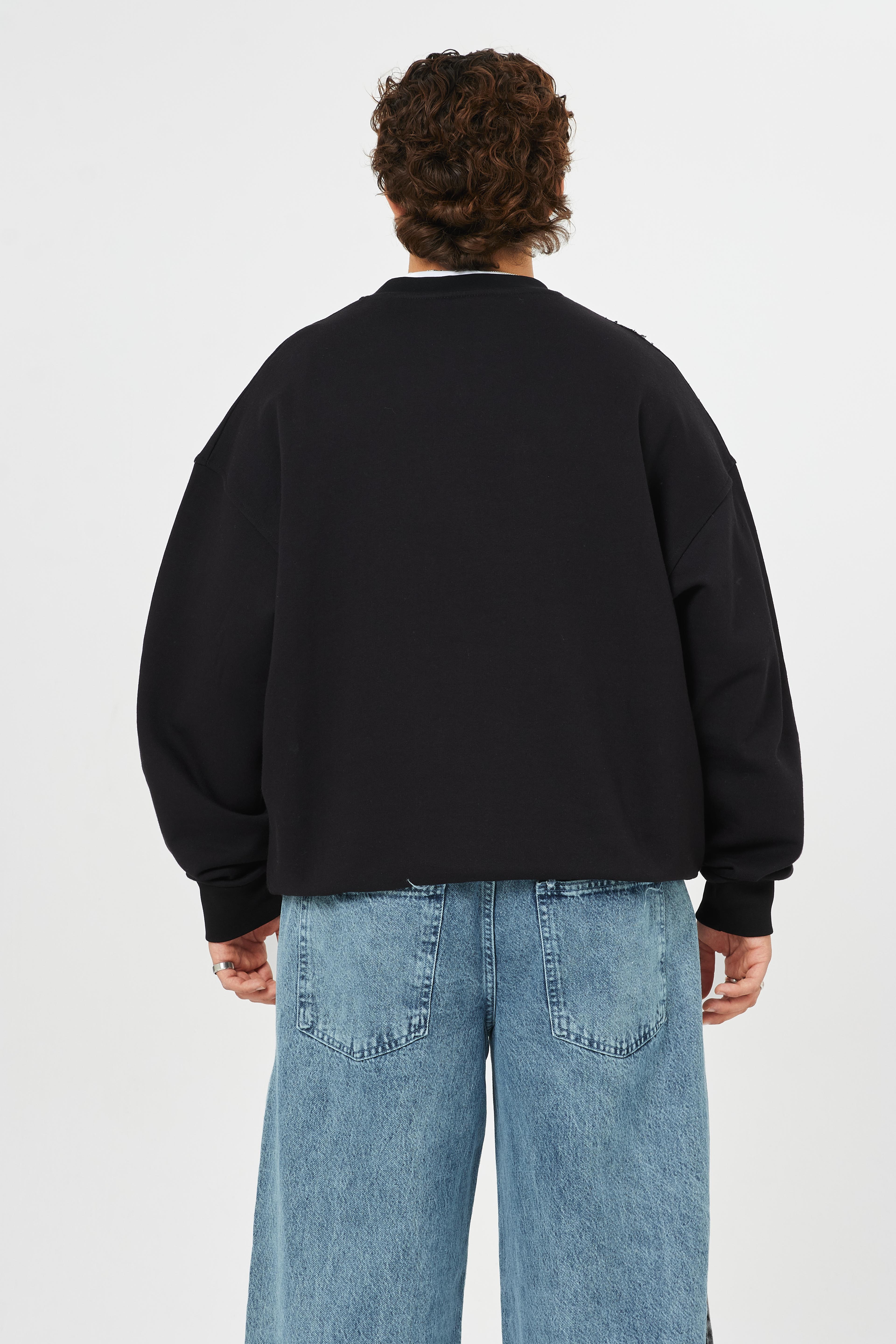 Mad Baskılı Premium Oversize Sweatshirt