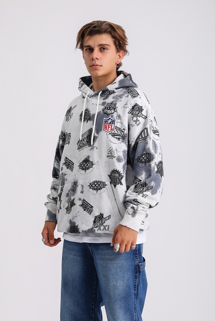 NFL Nakış Detaylı Premium Oversize Hoodie