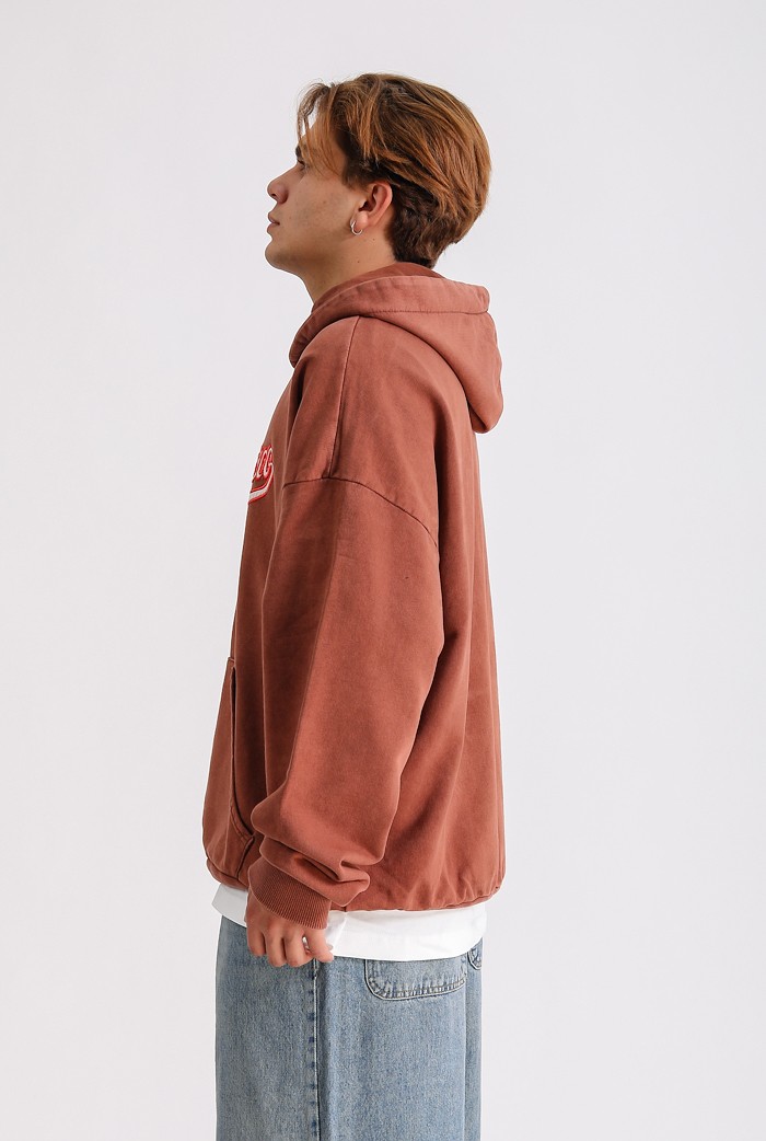 San Francisco Nakış Detaylı Washed Oversize Hoodie