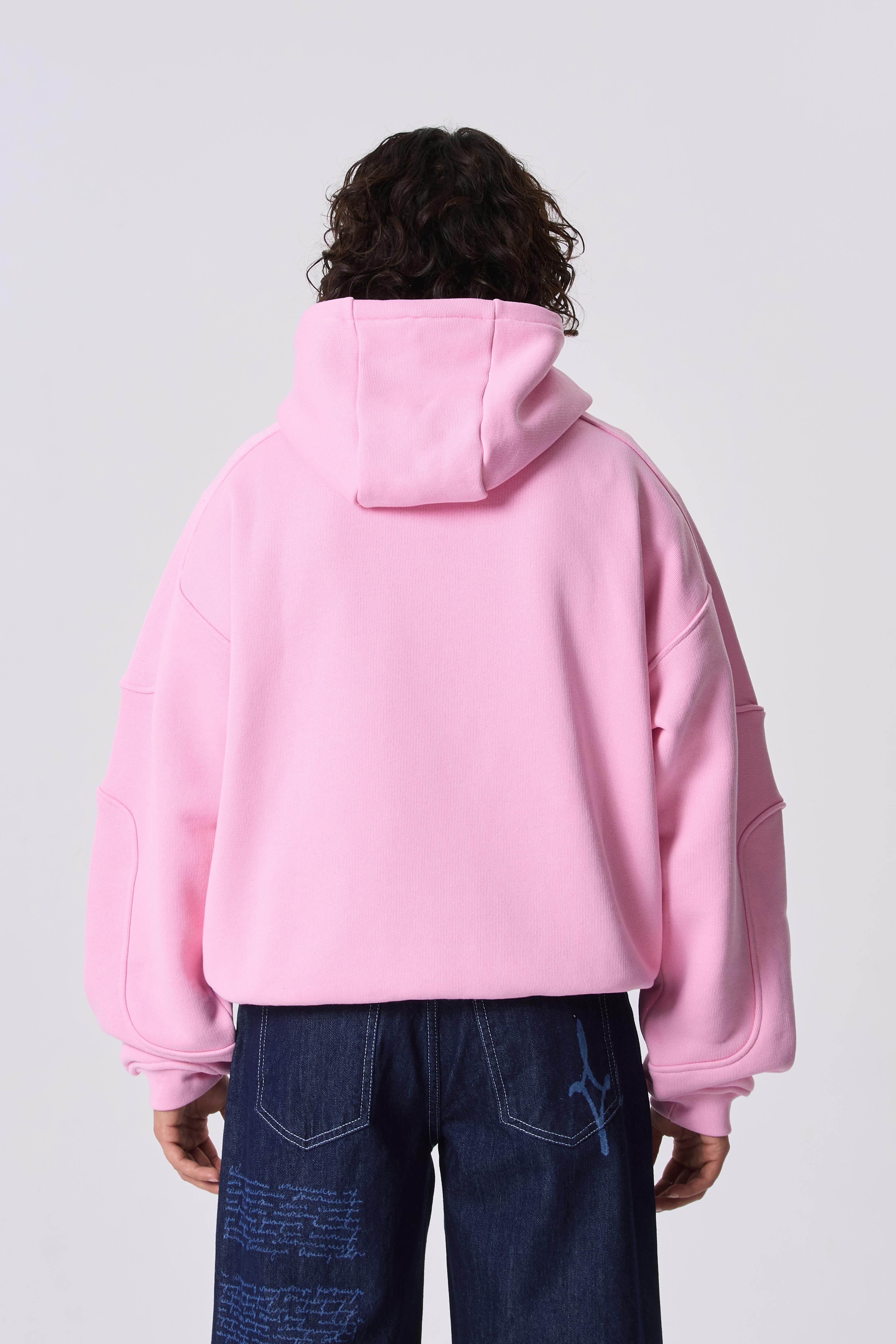 OLK Maske Detaylı Nakışlı Diagonal Kapüşonlu Sweatshirt