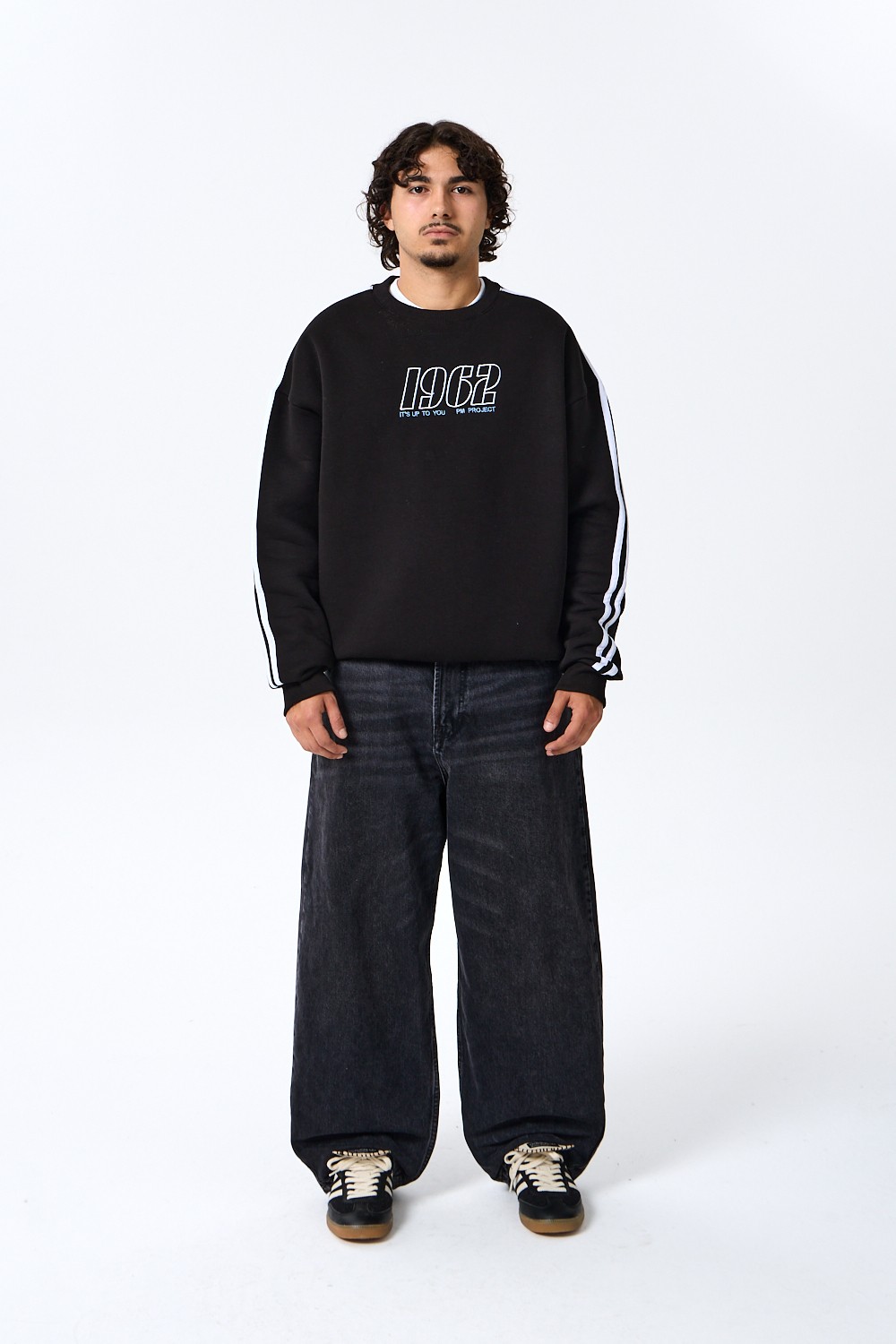 1962 Baskılı Premium Oversize Sweatshirt