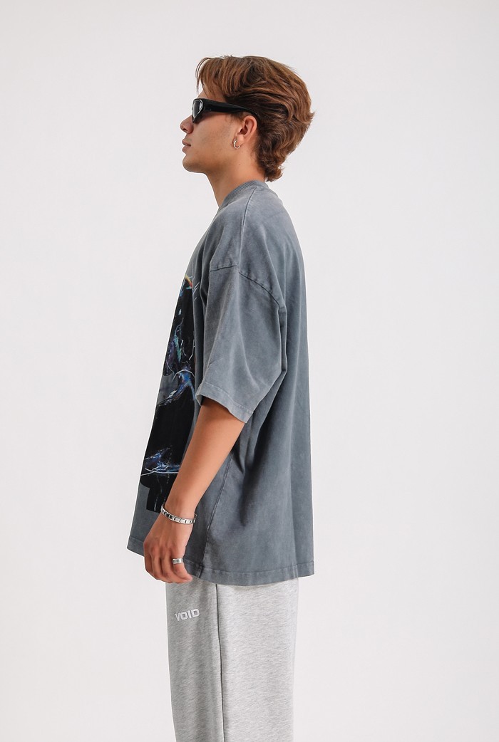 Robotic Acid Wash Oversize T-shirt