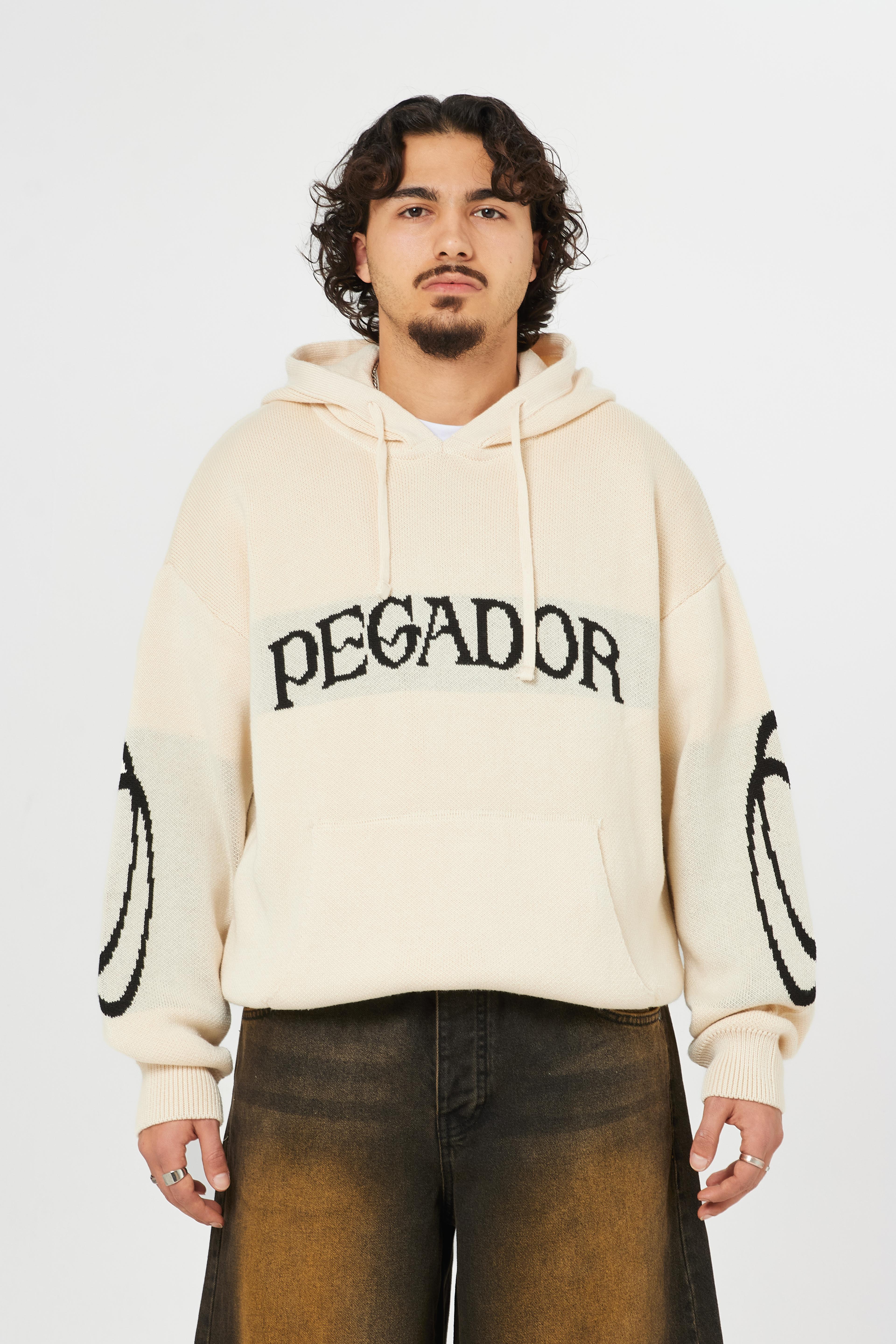 PGDR Nakışlı Kapüşonlu Knit Sweatshirt