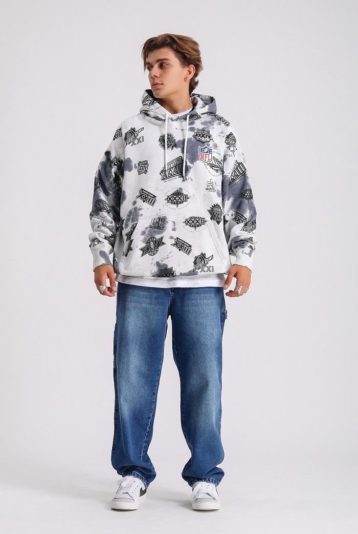 NFL Nakış Detaylı Premium Oversize Hoodie