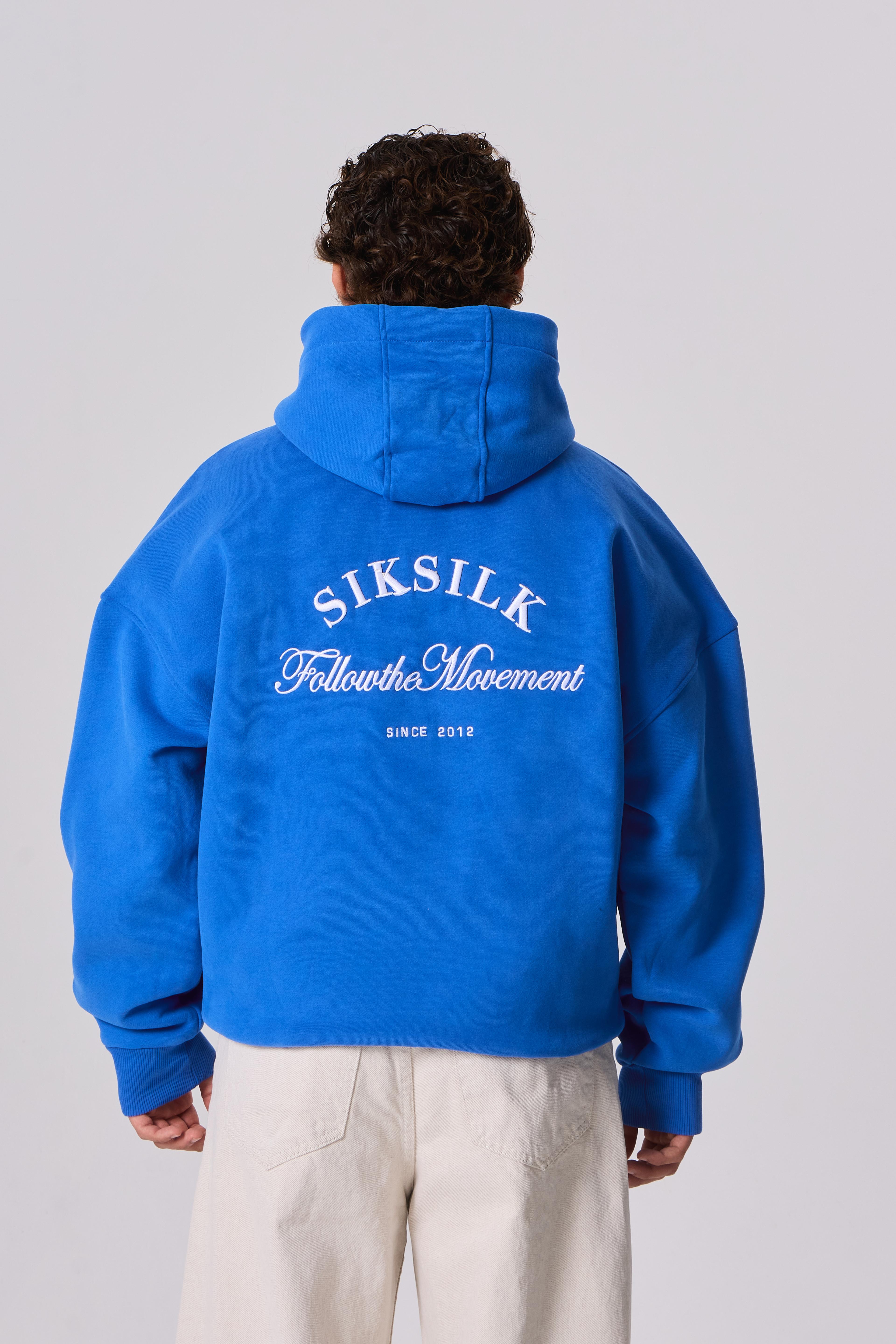 Follow The Movement Nakışlı Oversize Kapüşonlu Sweatshirt