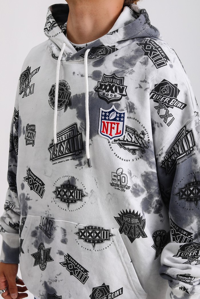 NFL Nakış Detaylı Premium Oversize Hoodie