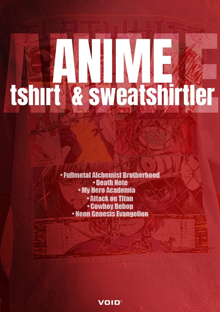 Anime Tişört ve Anime Sweatshirtler