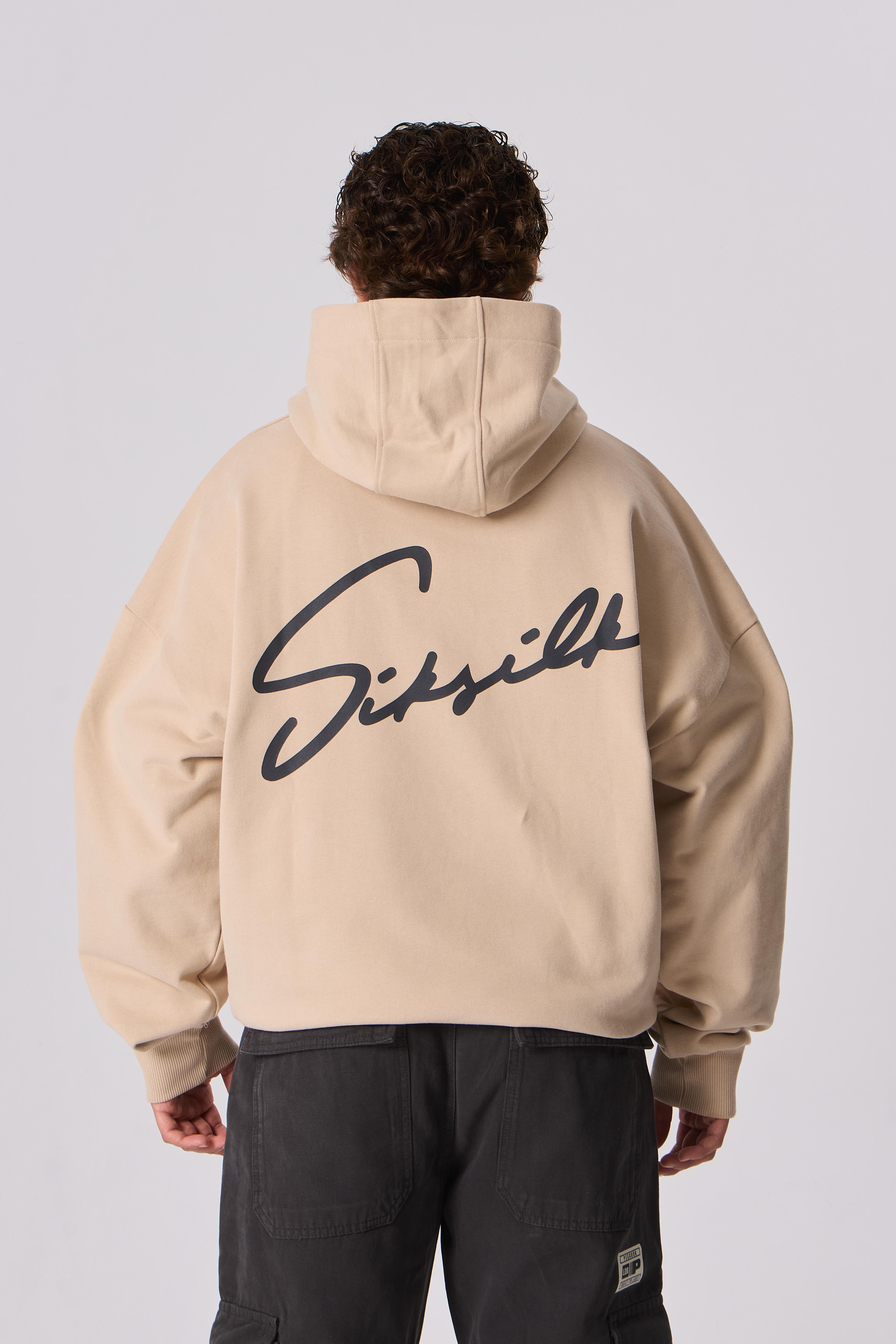 SSLK Signature Baskı Detaylı Oversize Kapüşonlu Sweatshirt