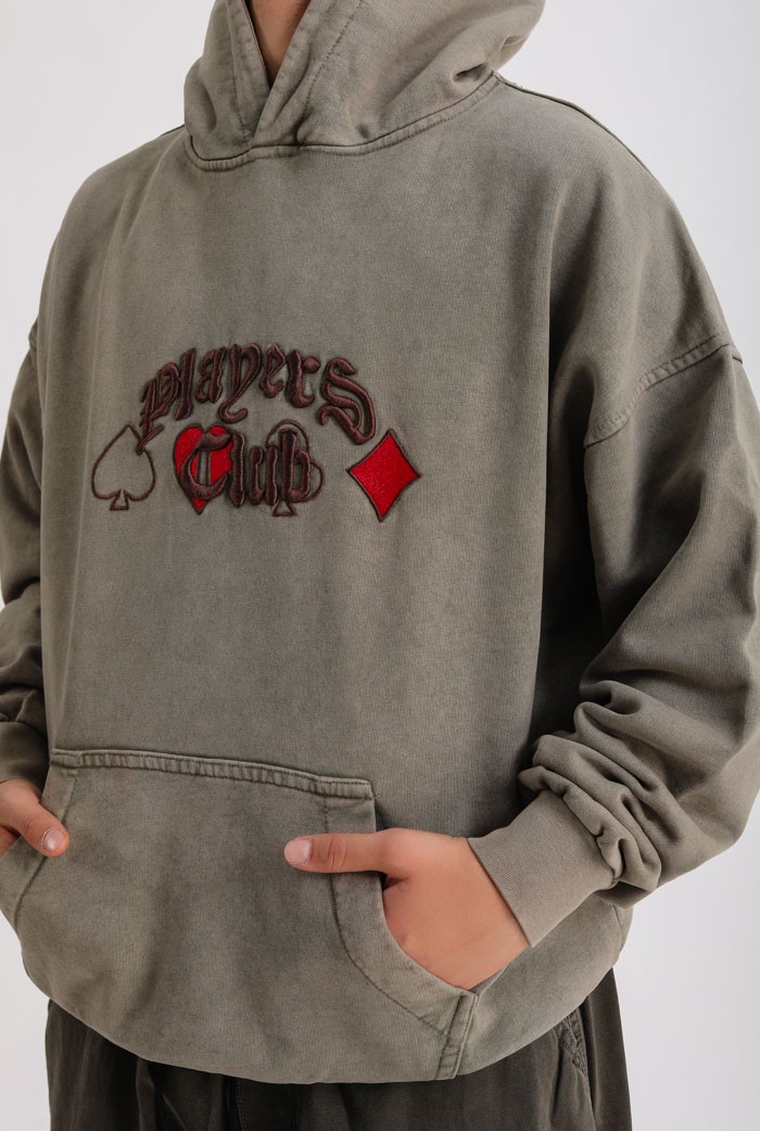 MHL' Players Club Premium Washed Oversize Hoodie