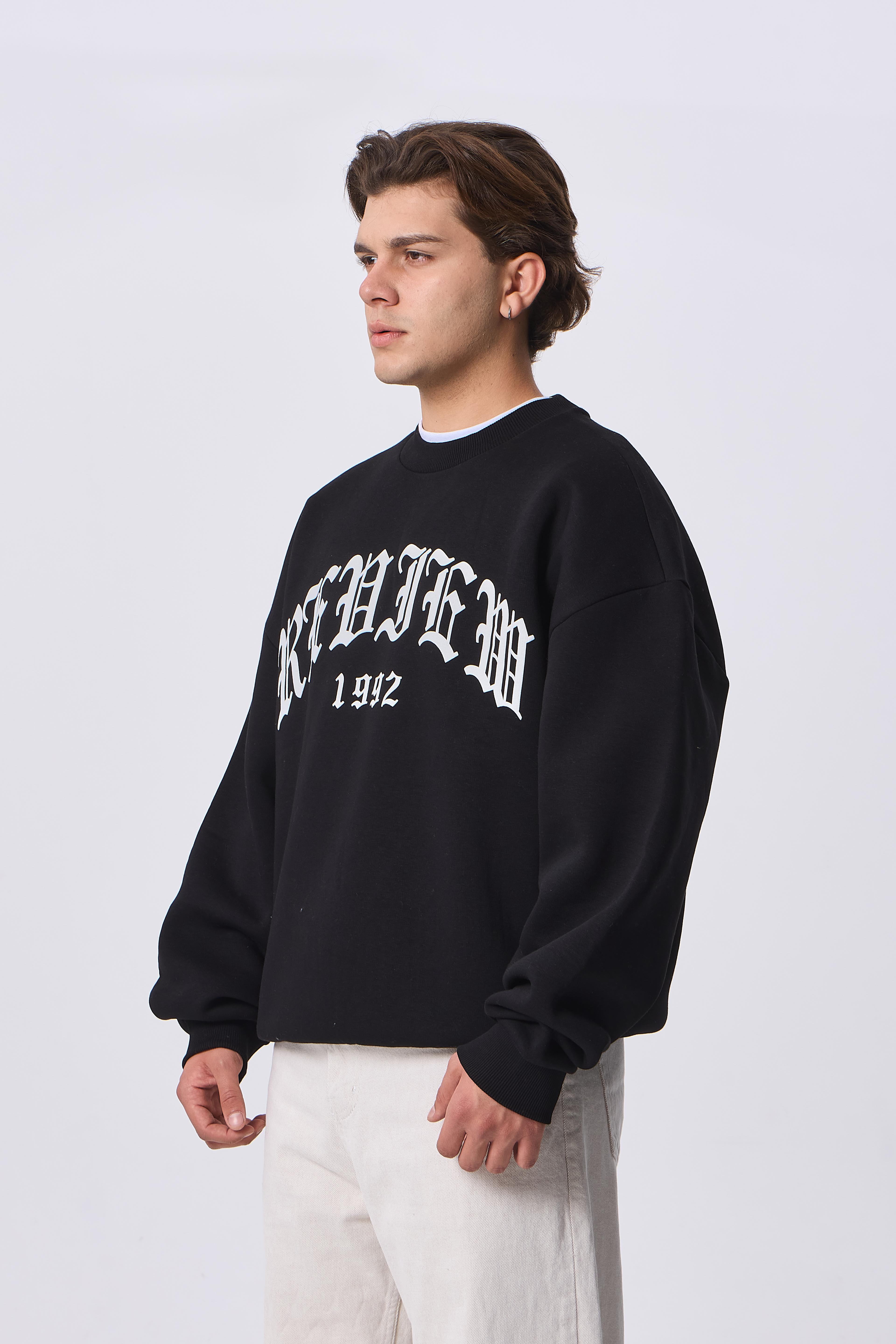 RVW 1992 Baskılı Premium Oversize Sweatshirt