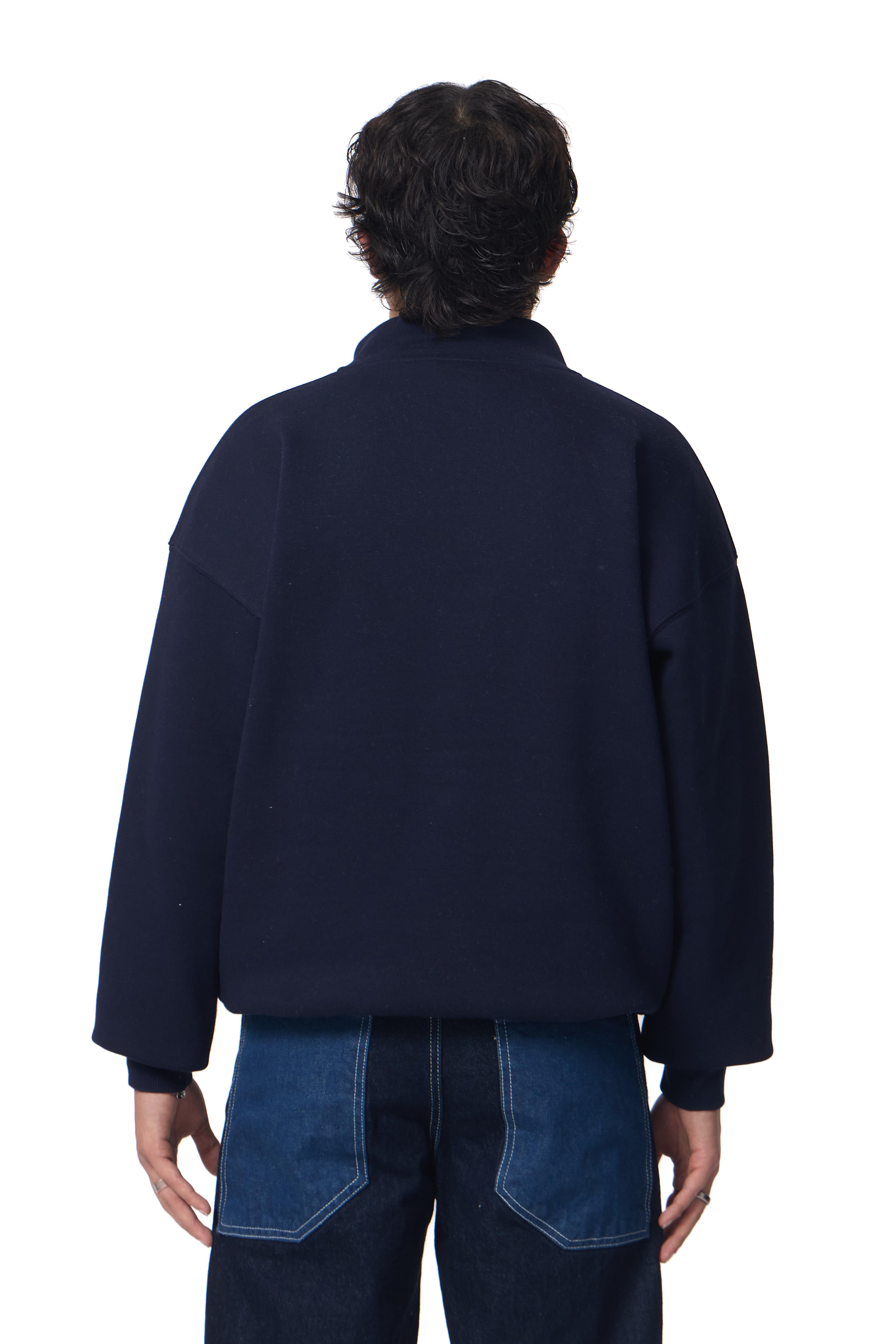 Human Made Nakış Detaylı Half-Zip Oversize Sweatshirt