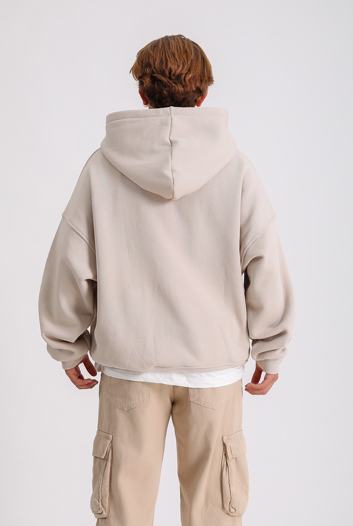 WRSTBHVR 500GSM Premium Ön Baskılı Oversize Hoodie