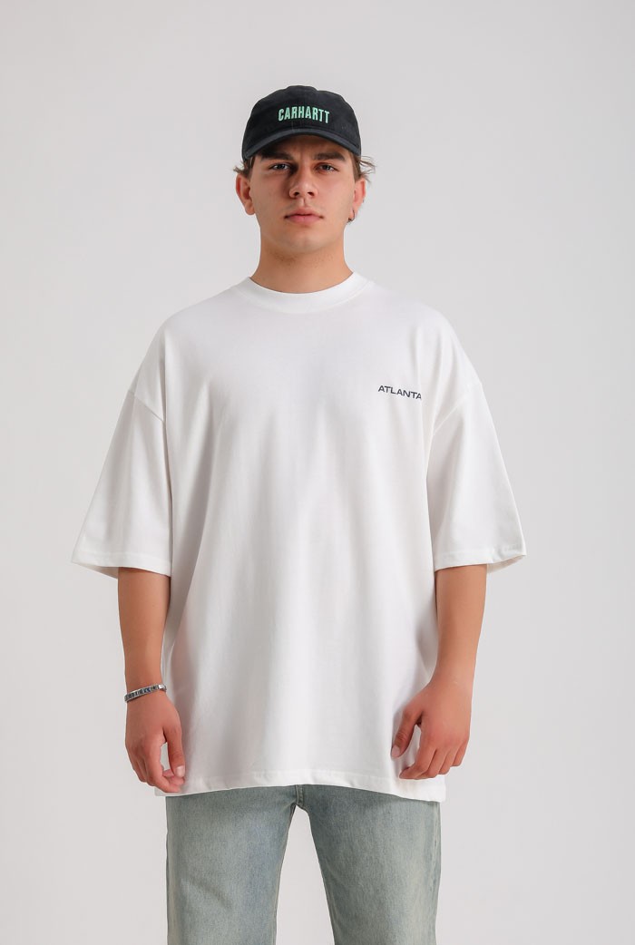 Atlanta Baskı Detaylı Oversize Tee