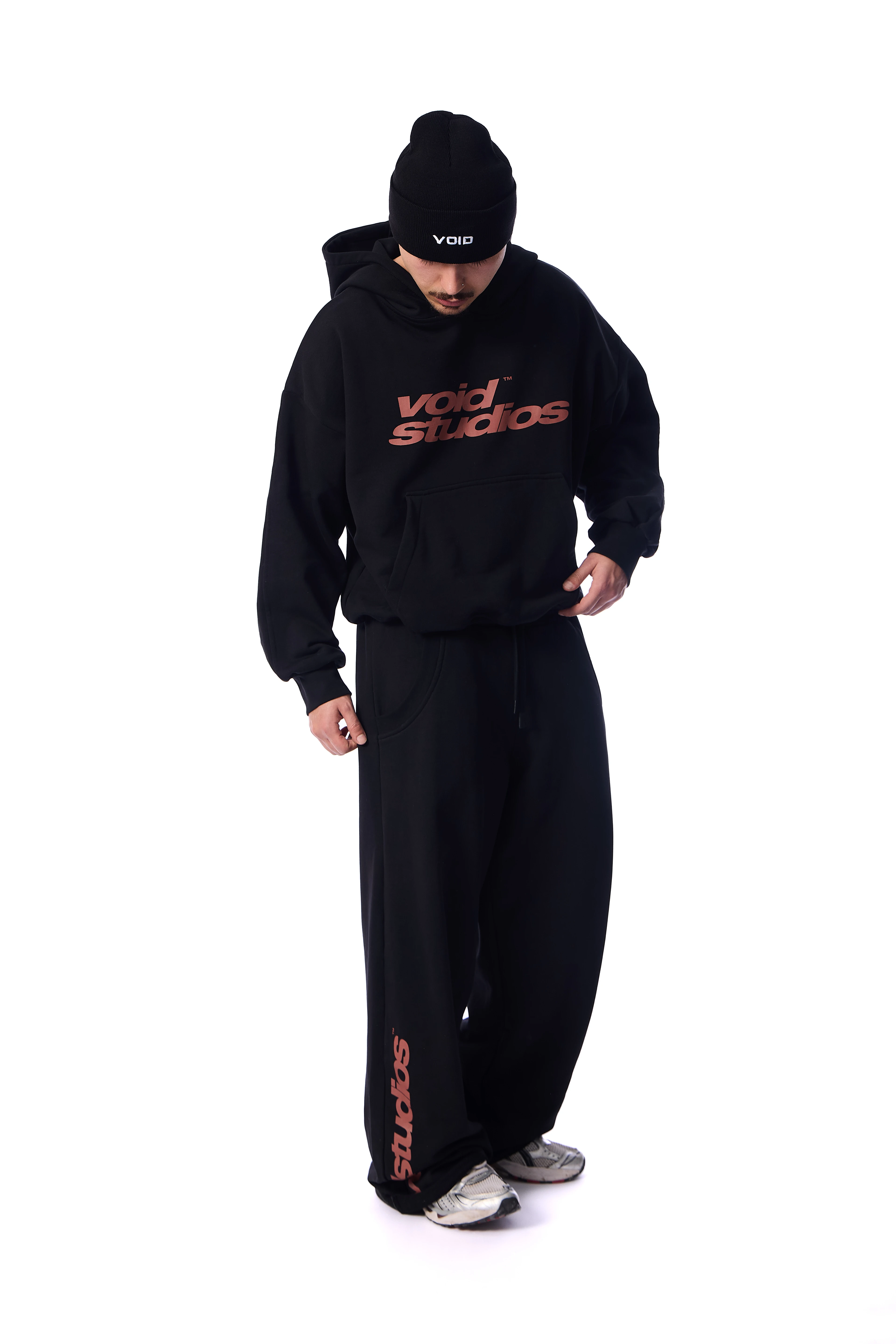 VOID STUDIOS ESSENTIAL PREMIUM DIAGONAL BOXY OVERSIZE HOODIE