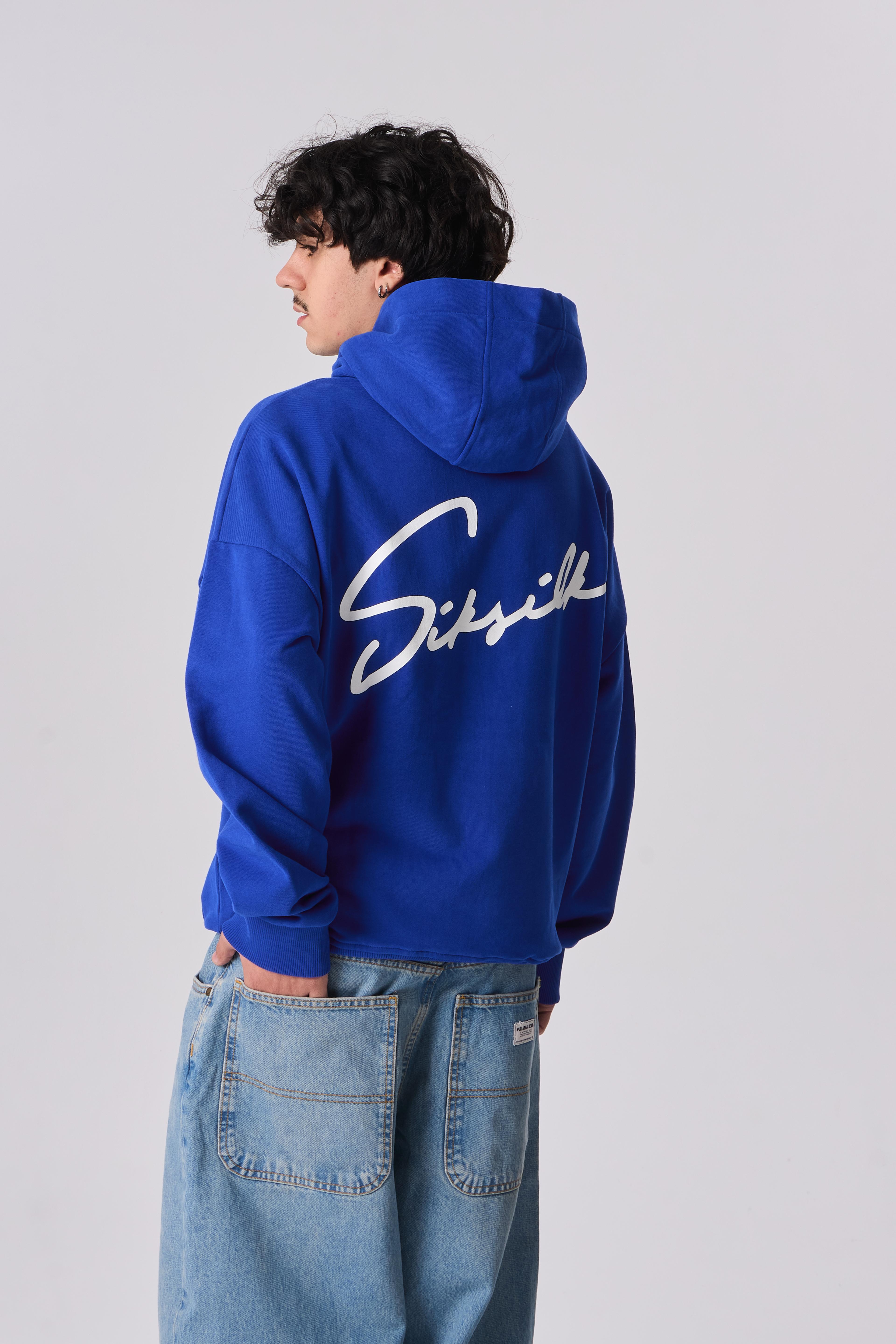 SSLK Signature Baskı Detaylı Oversize Kapüşonlu Sweatshirt