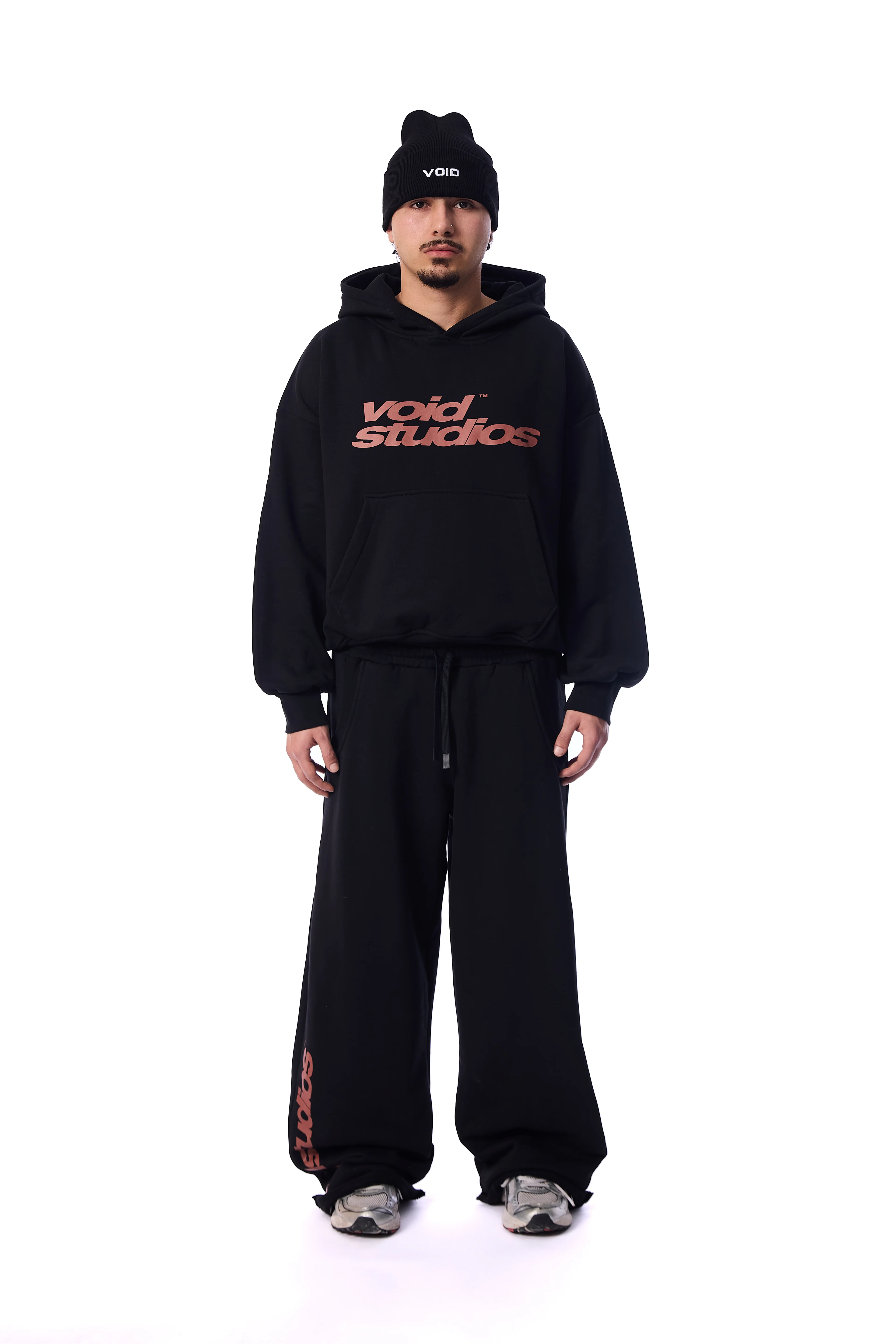 VOID STUDIOS ESSENTIAL PREMIUM DIAGONAL BOXY OVERSIZE HOODIE
