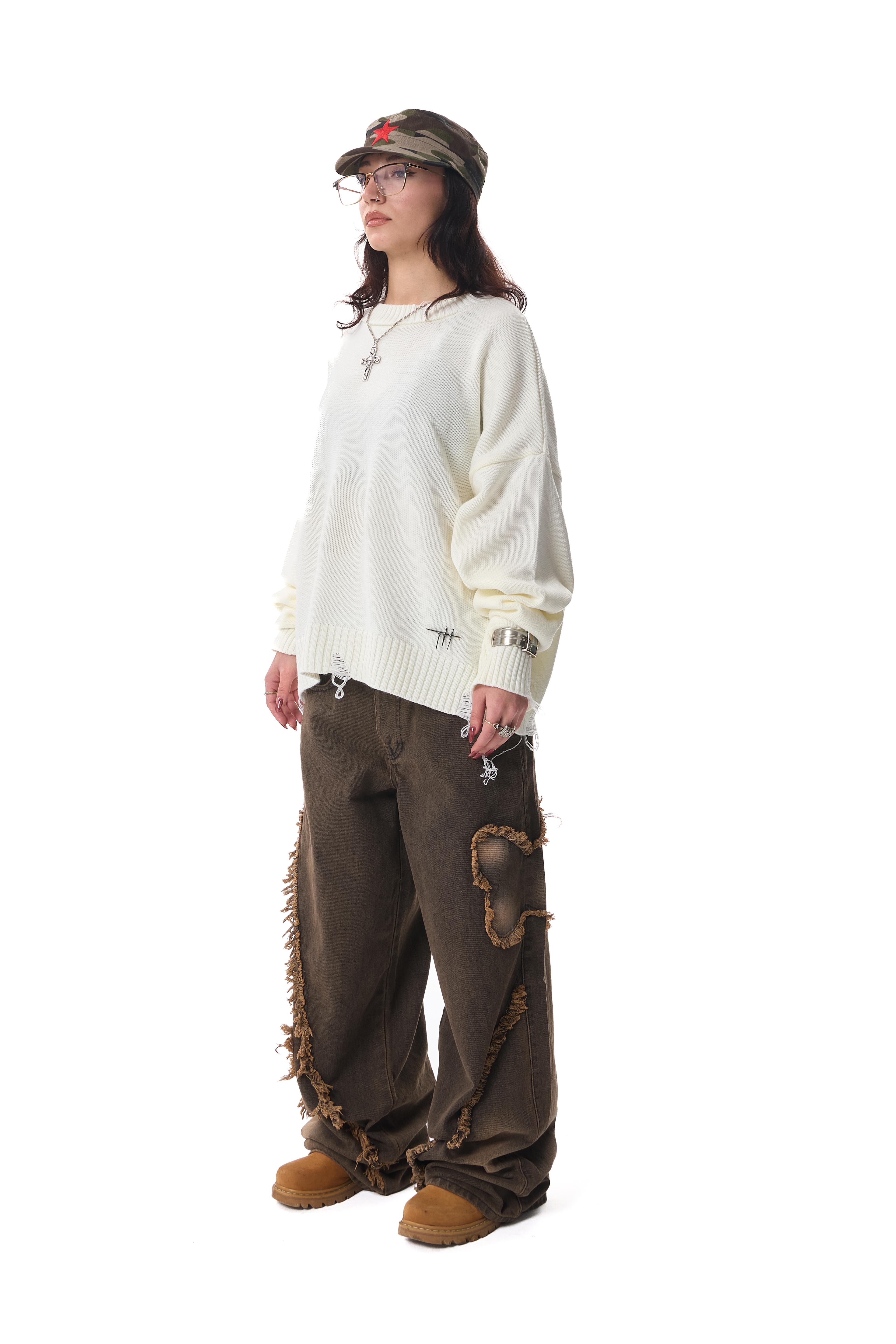 Tassel Detay Premium Baggy Pantolon