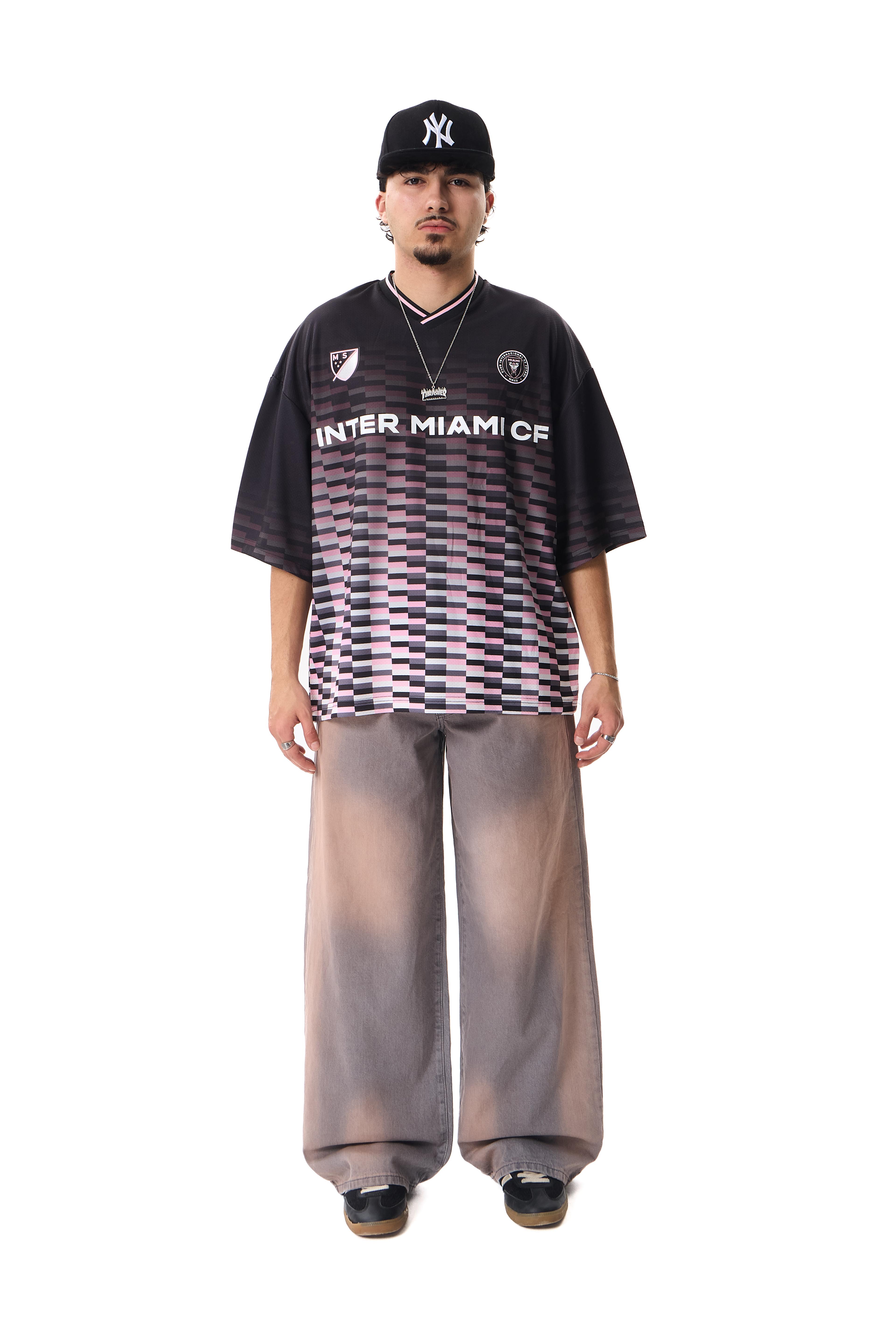 Inter Miami FC Baskılı Premium Oversize Jersey